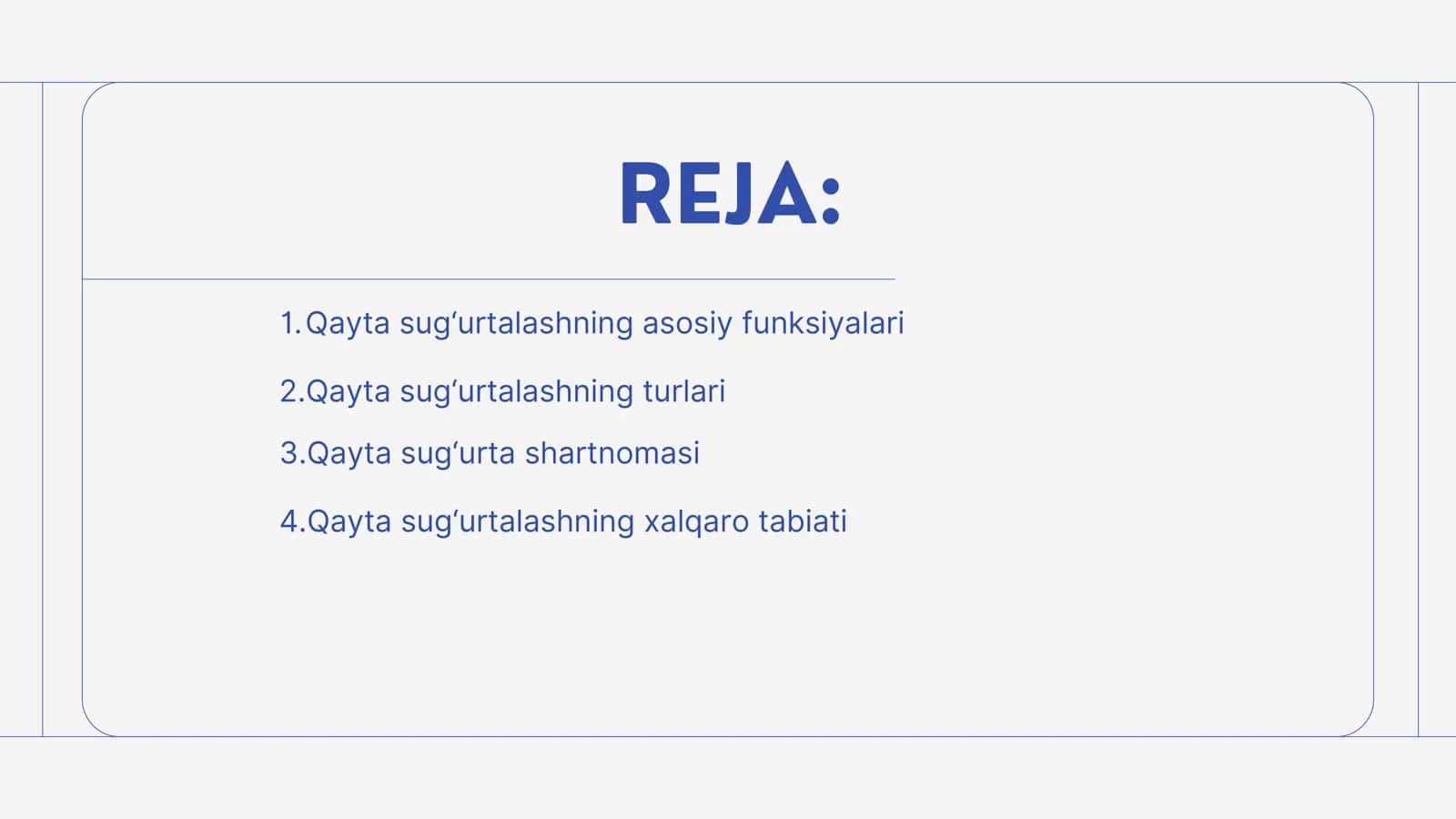 Qayta sug`urtalashning iqtisodiy tushunchasi 2