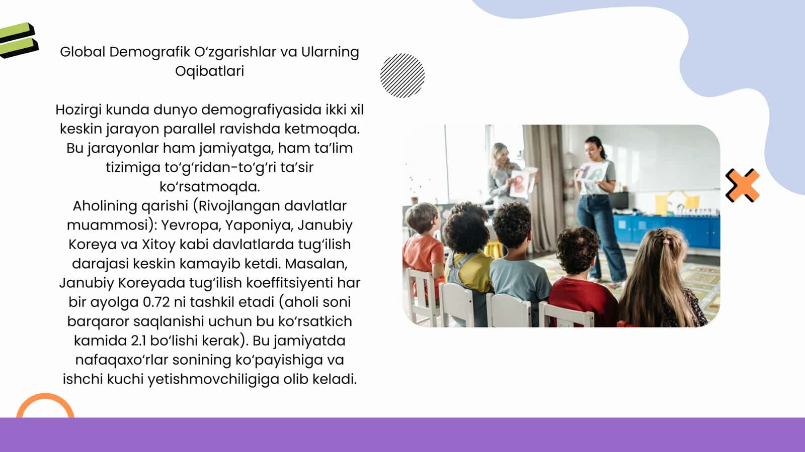 Global Demografik O‘zgarishlar va Ularning Oqibatlari 2