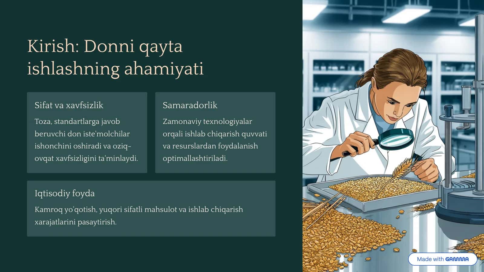 Donni tozalash texnologiyasi 2