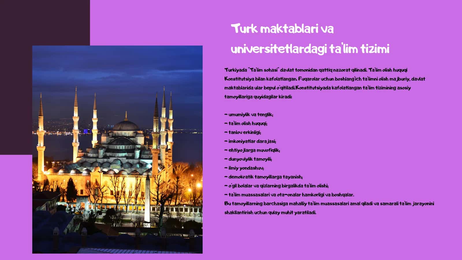 Turkiya ta`lim tizimi 2