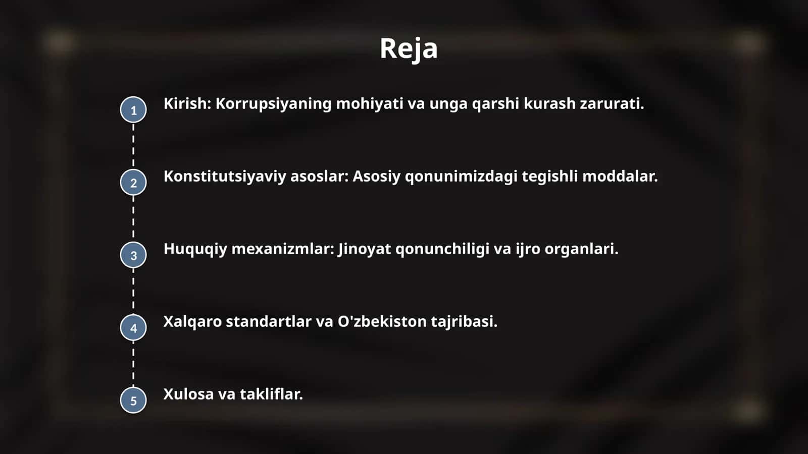 Korrupsiyaga Qarshi Kurashning Konstitutsiyaviy Asoslari 2
