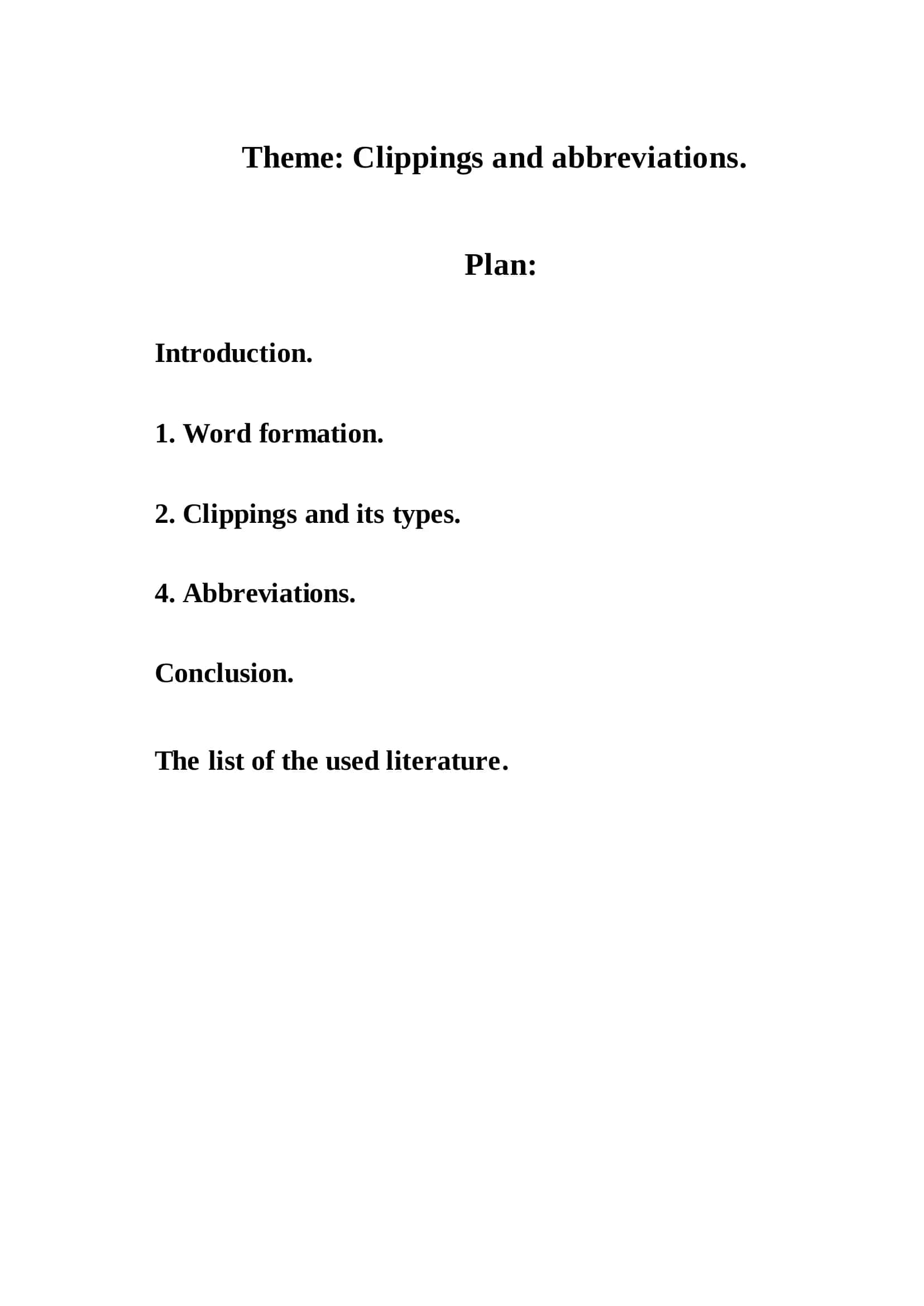 Clippings and Abbreviations 2