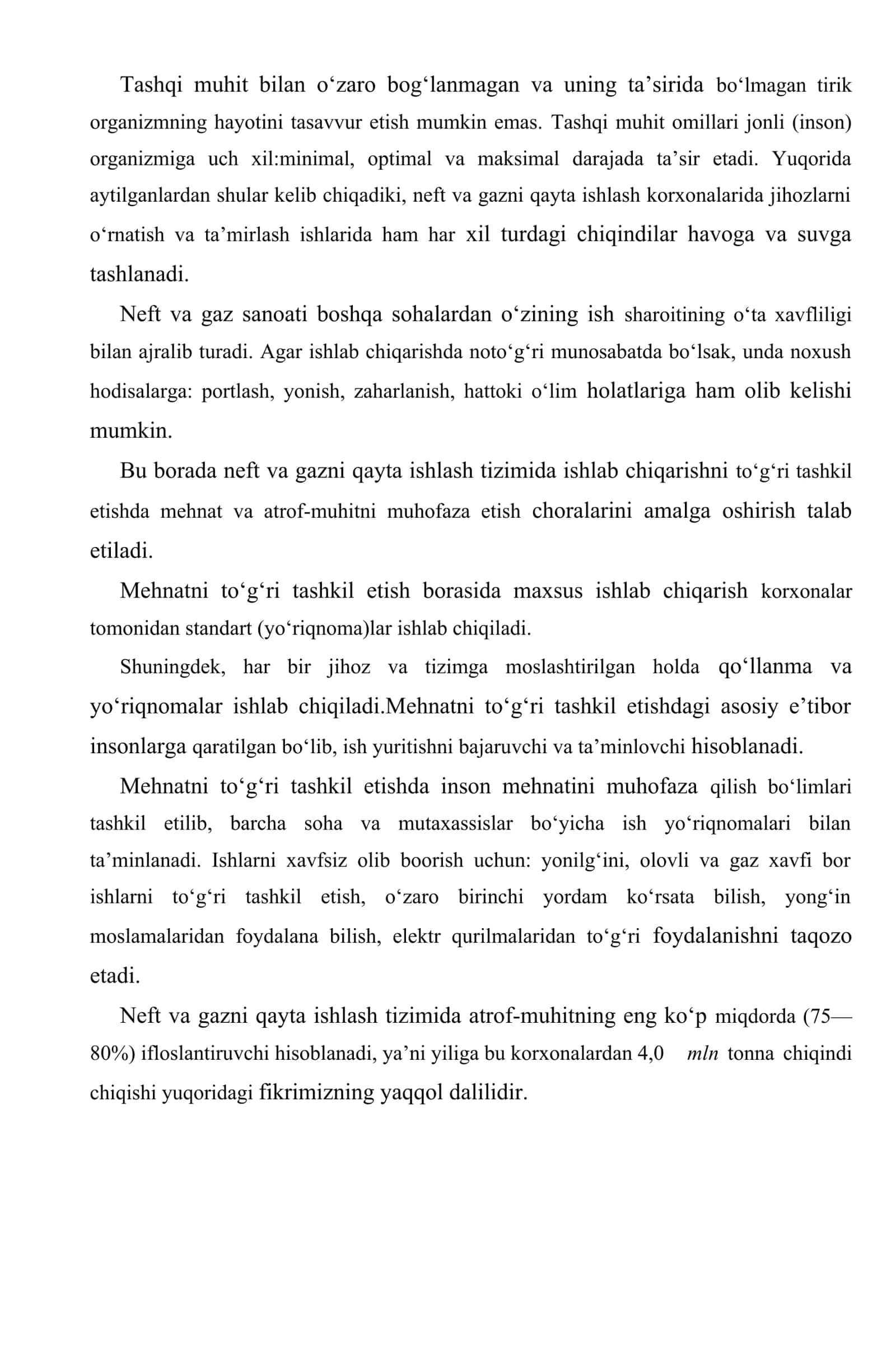 Jihozlarni ishlatishda atrof-muhit muhofazasi 2