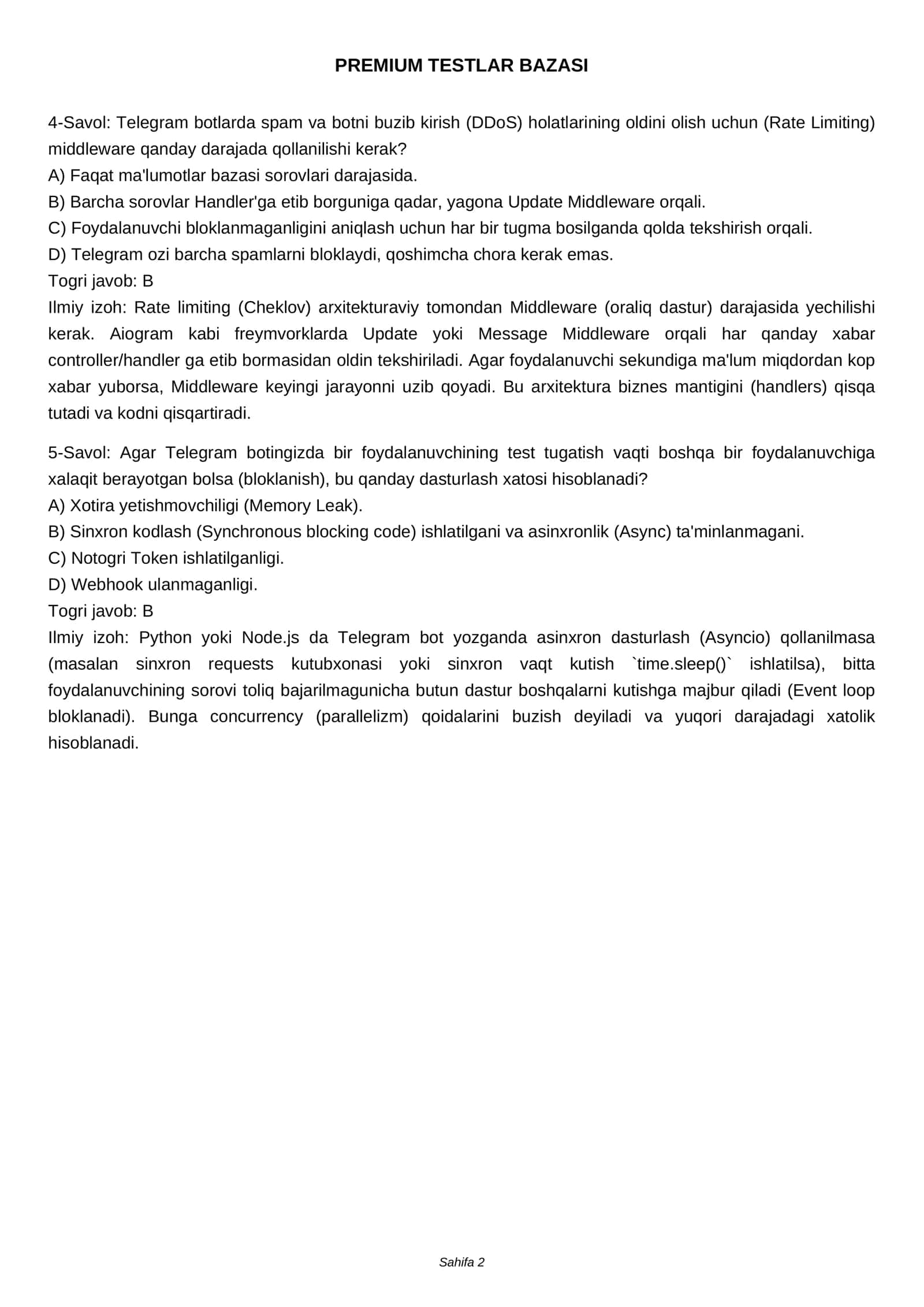 86_Tayyor_Telegram_test_bot PREMIUM Noyob Testlar Bazasi 2