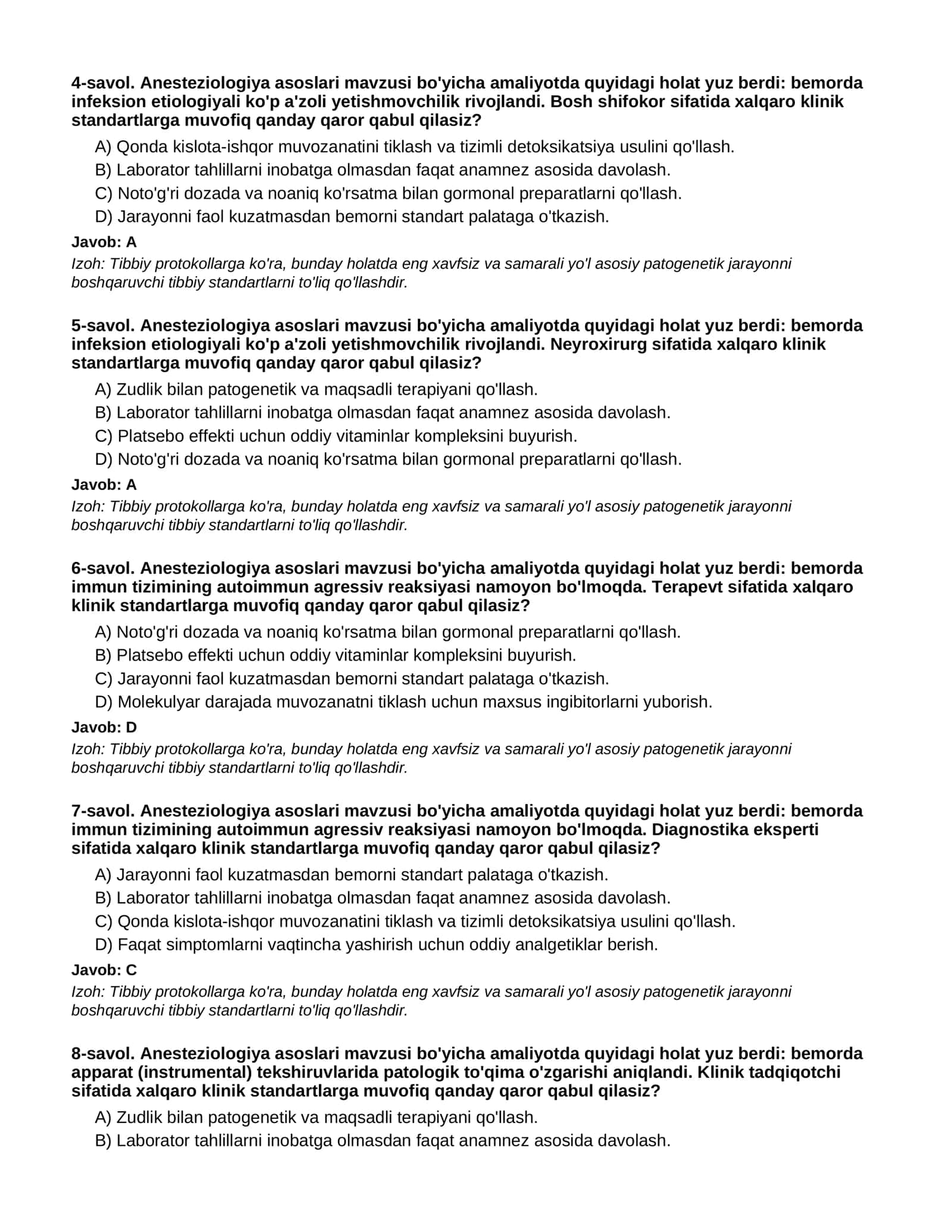 ANESTEZIOLOGIYA ASOSLARI - 2-QISM 2