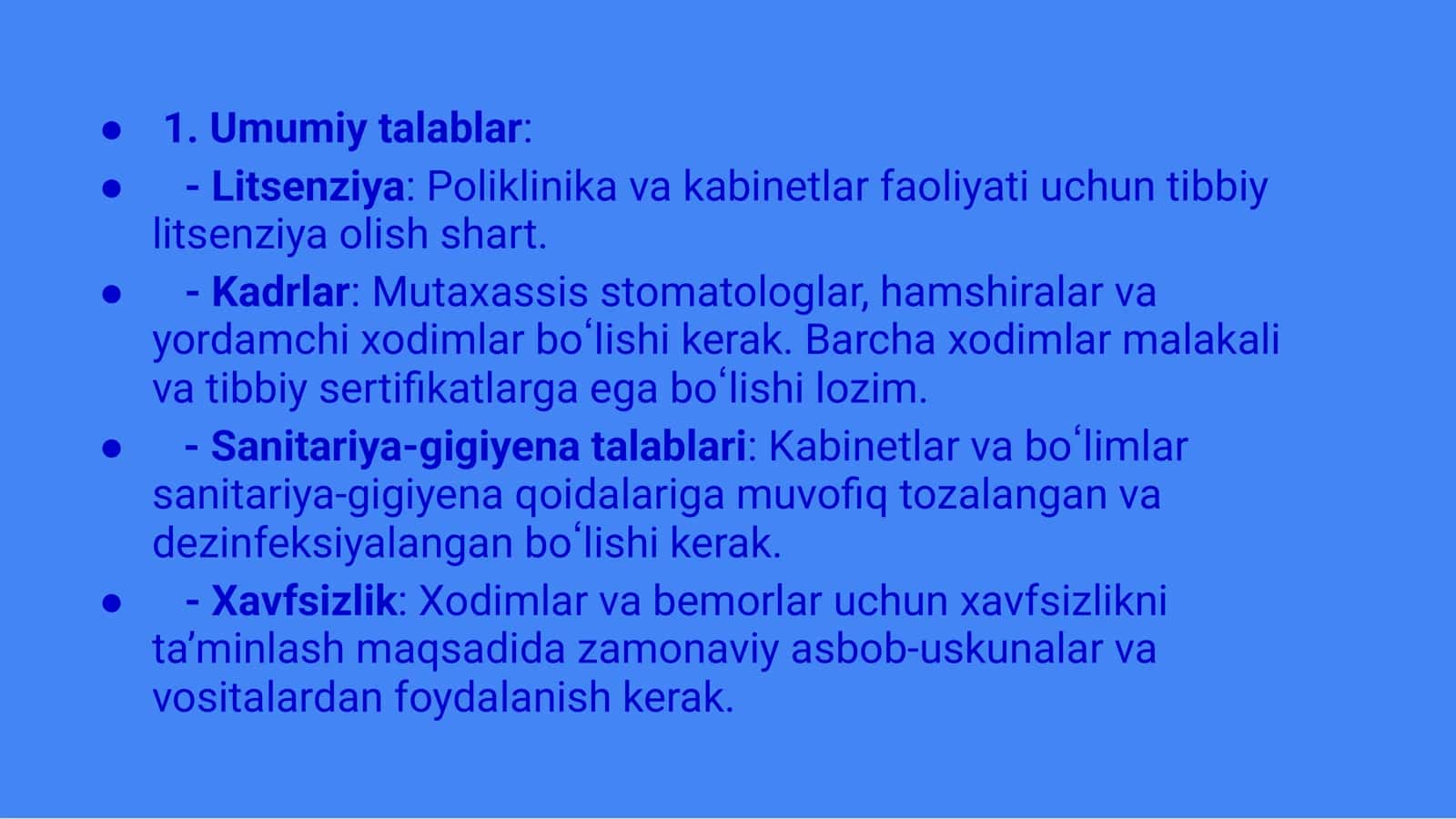 Stomatologik Xizmatlar Keto'rlari 2