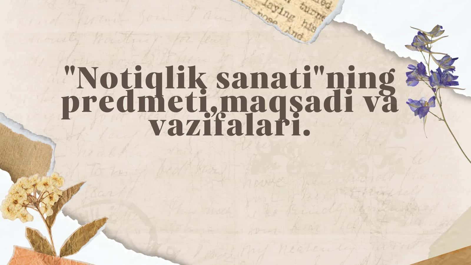 Notiqlik sanati 2