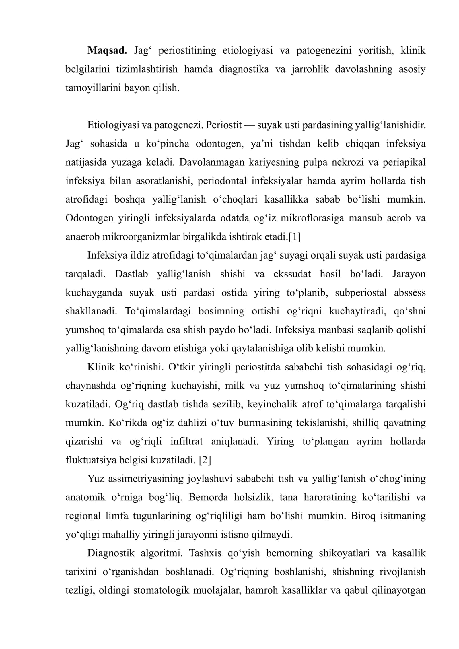 OG‘IZ BO‘SHLIG‘INING YIRINGLI YALLIG‘LANISH KASALLIKLARI 2