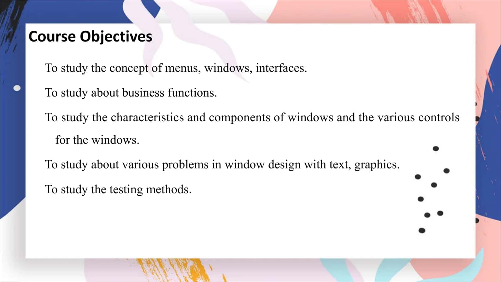 HUMAN COMPUTER INTERFACE 2
