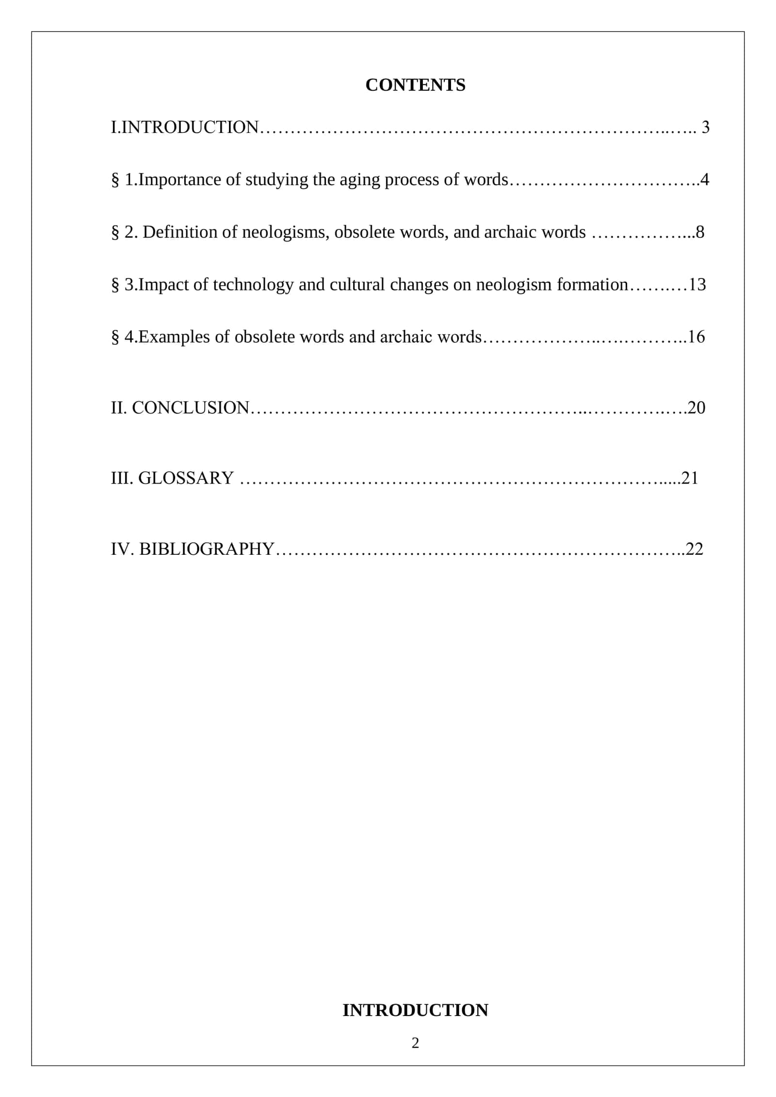 The process of the word neologisms obsolete and archaic words 2