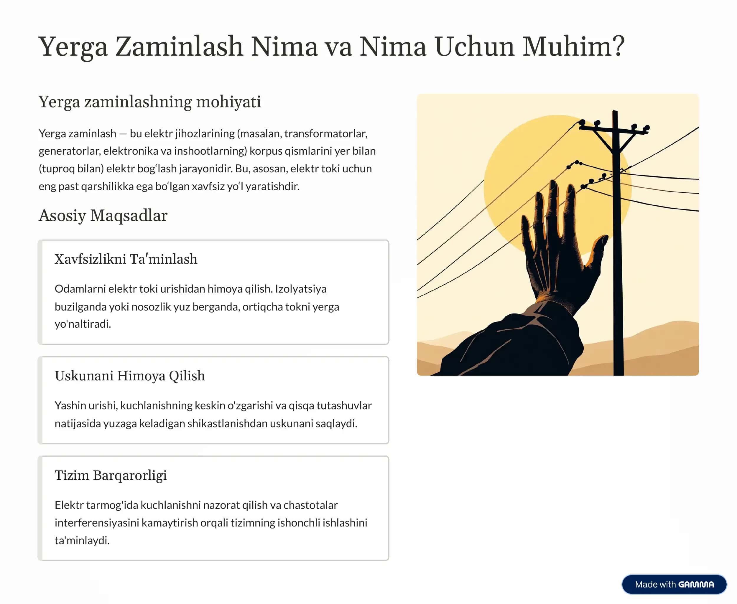Yerga Zaminlash Qurilmalari 2