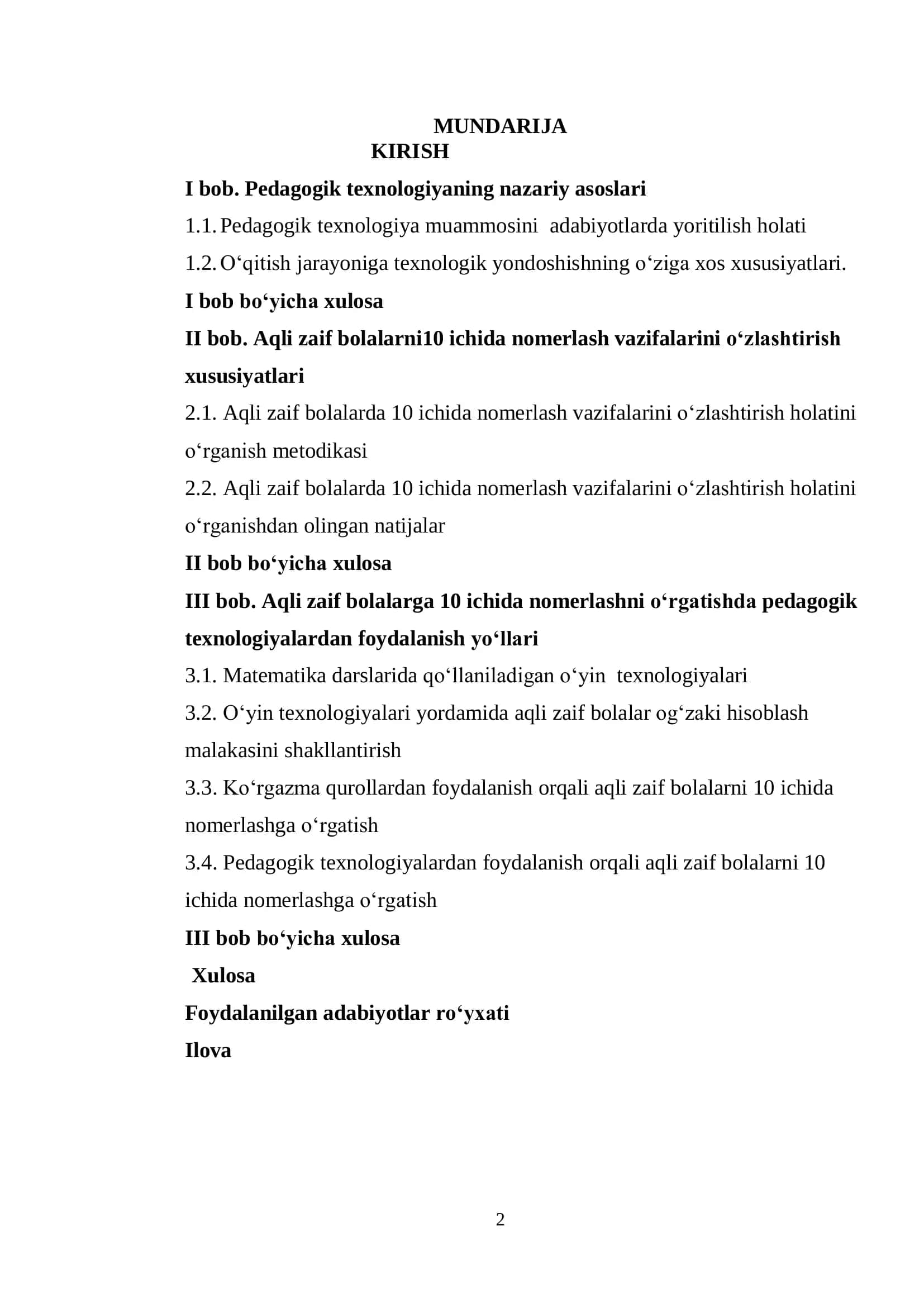 10 ichida nomerlashni о„rgatishda pedagogik texnologiyalardan foydalanish 2