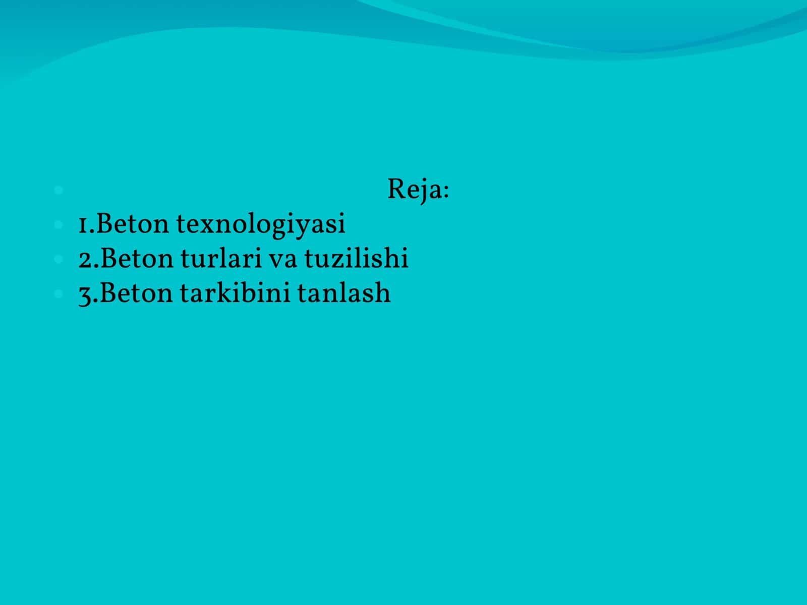 Betonning yangi turlari 2