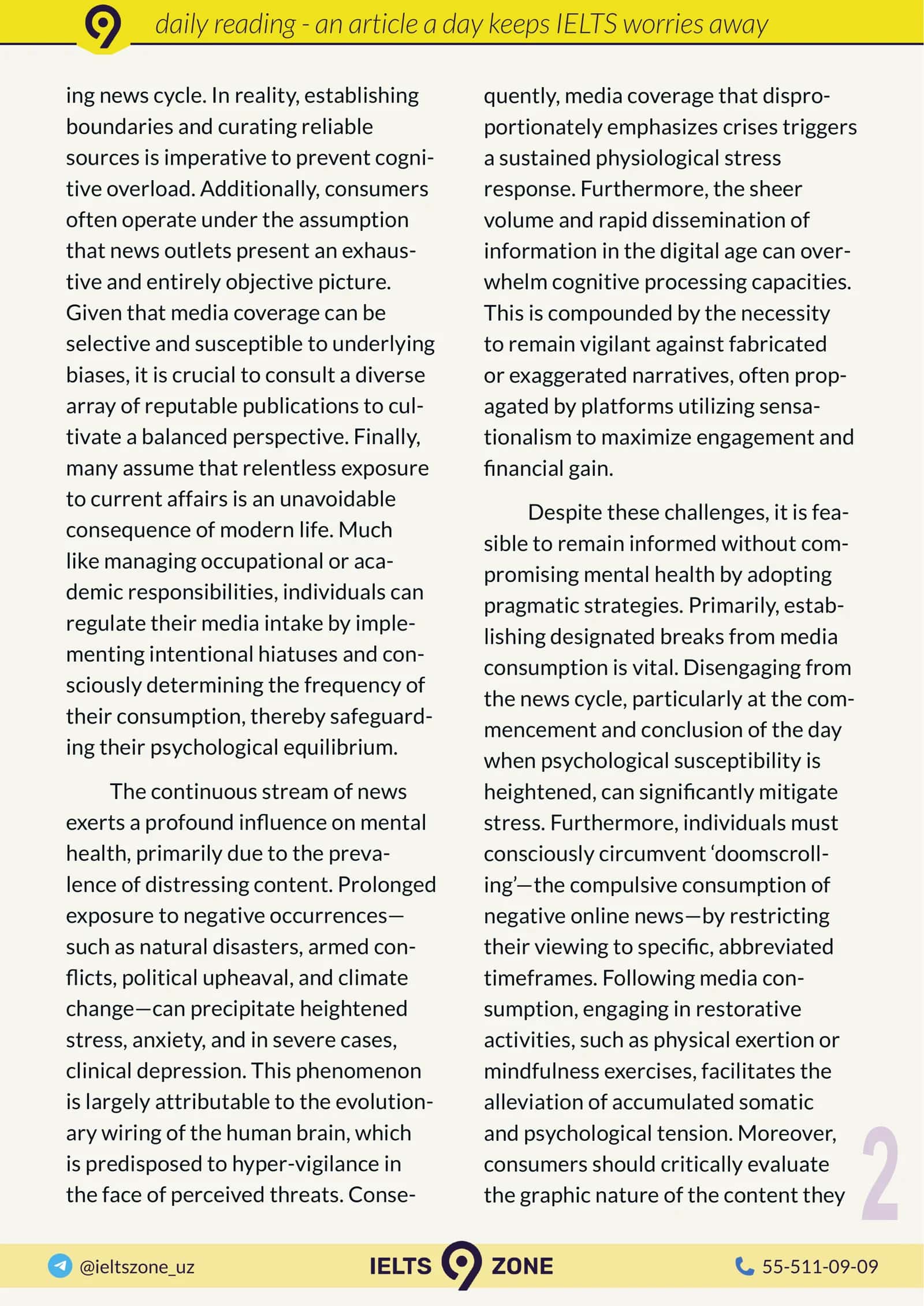 The Psychological Repercussions of News Consumption in the Digital Era 2