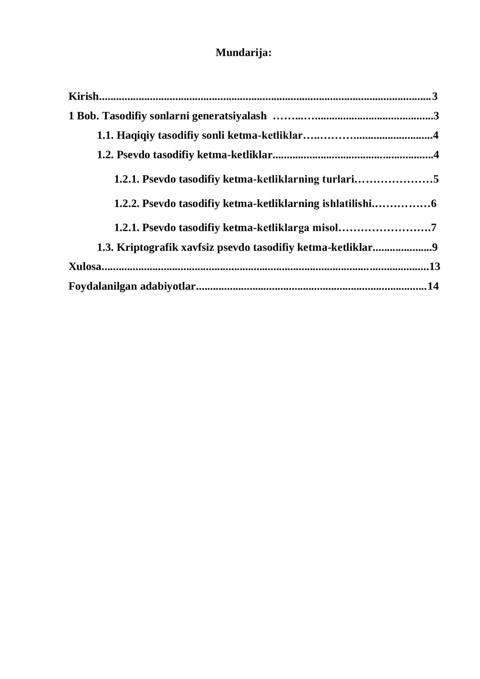 Kriptografik xavfsiz psevdo tasodifiy ketma-ketliklar 2