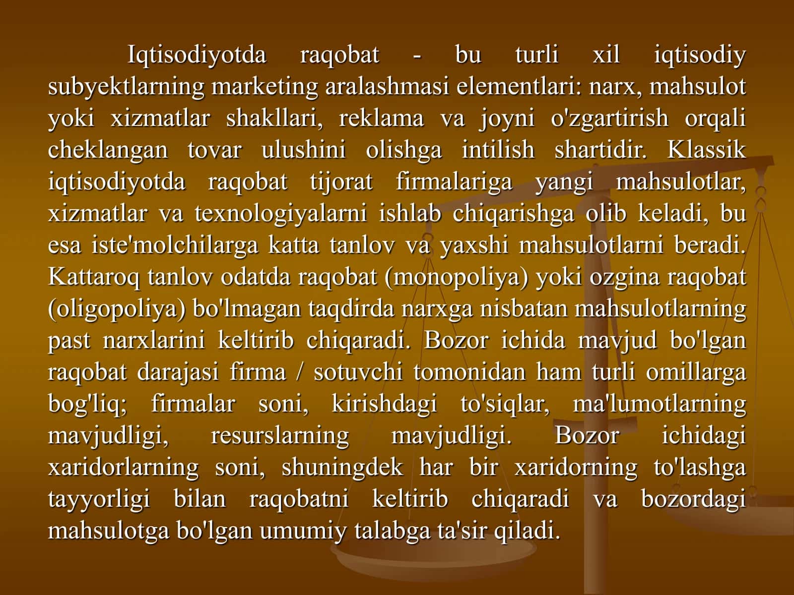 Raqobat va monopoliya 2