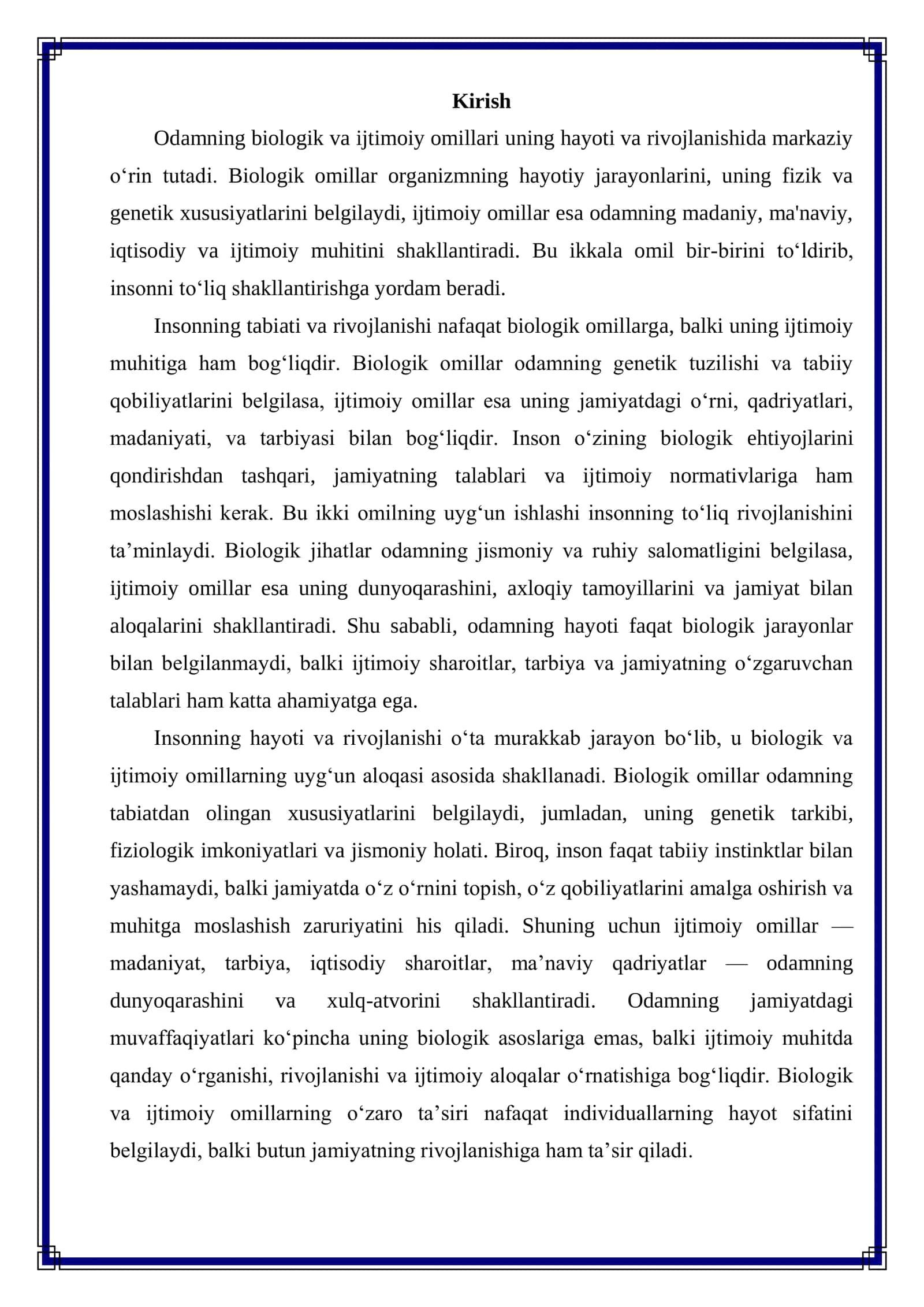 Odamlar bilan aloqasi 2