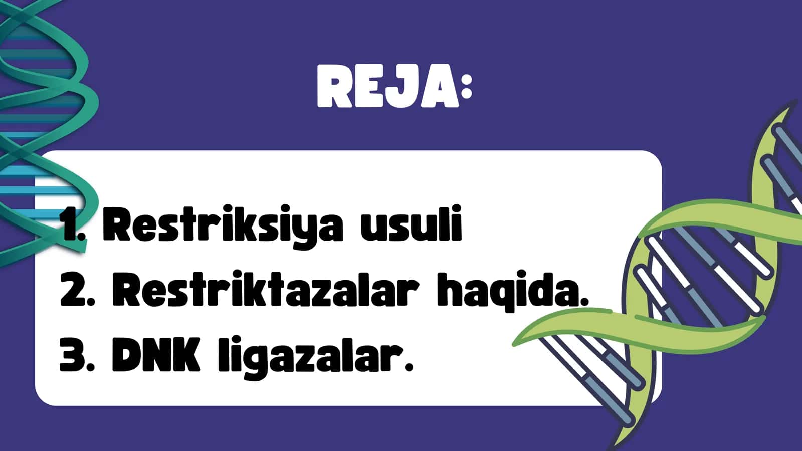 RESTRIKSIYA VA RESTRIKTAZALAR 2
