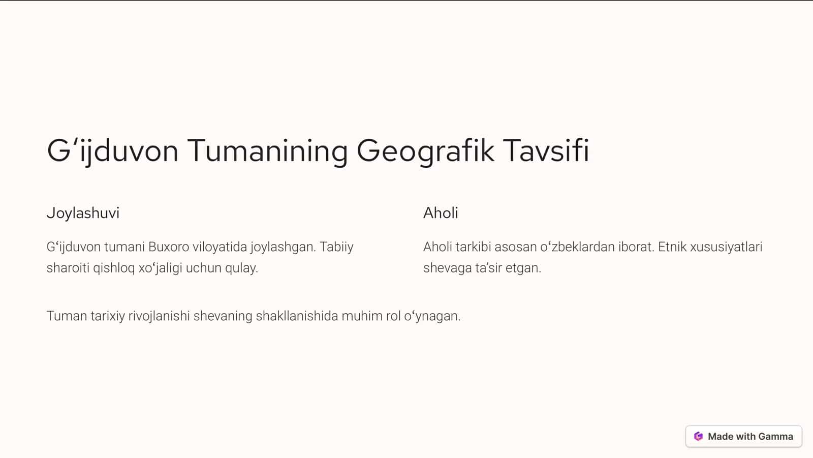 G»ijduvon Tumani Shevasi 2
