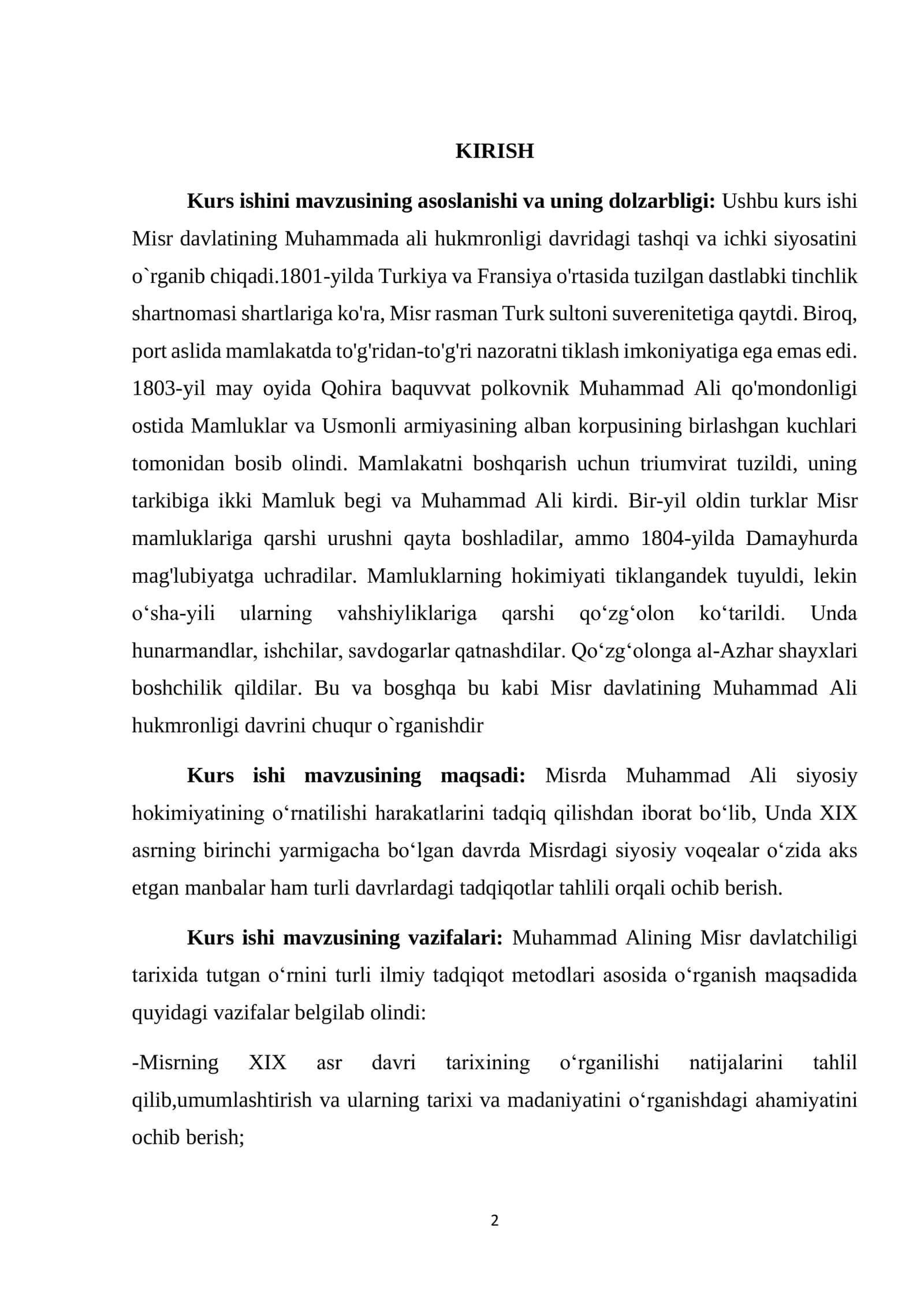 Misr Muhammad Ali hukmronligi davrida 2