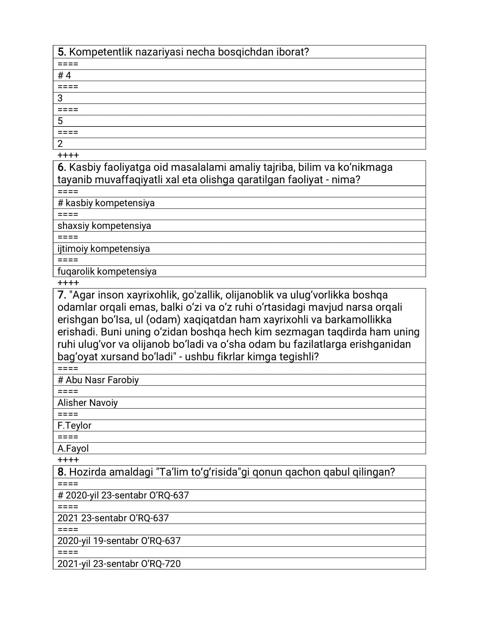 Kasbiy kompetentlik 2