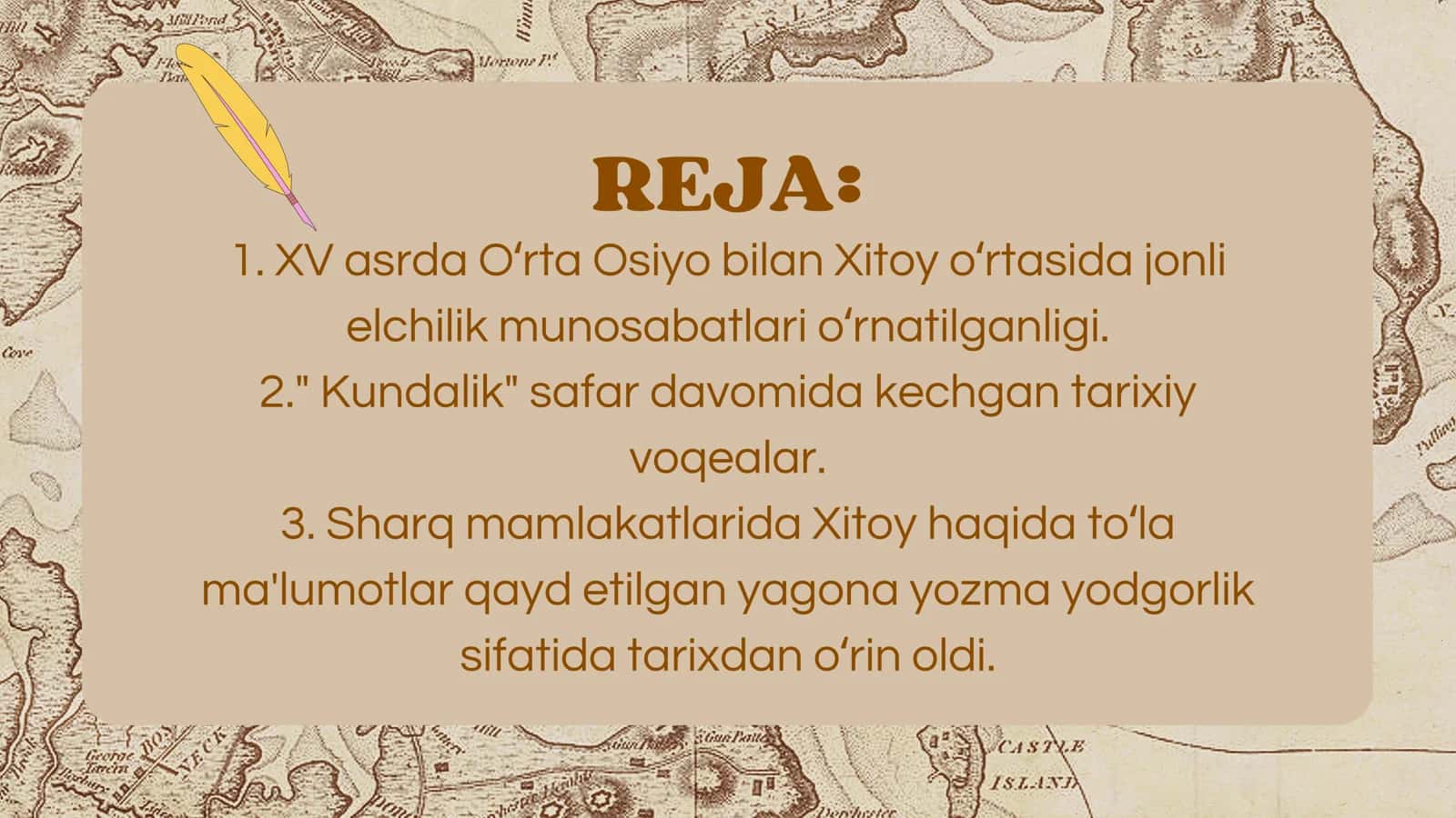 GʻIYOSIDDIN NAQQOSHNI XITOY SAFARNOMASI KUNDALIGI 2