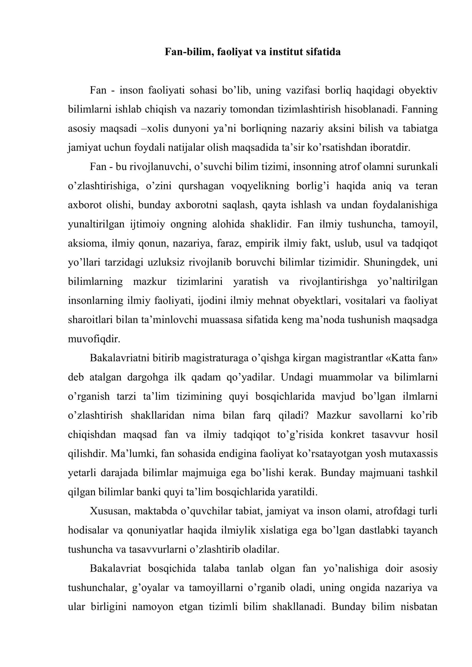 Ilmiy tadqiqot metodologiyasi fanining maqsadi va vazifalari 2