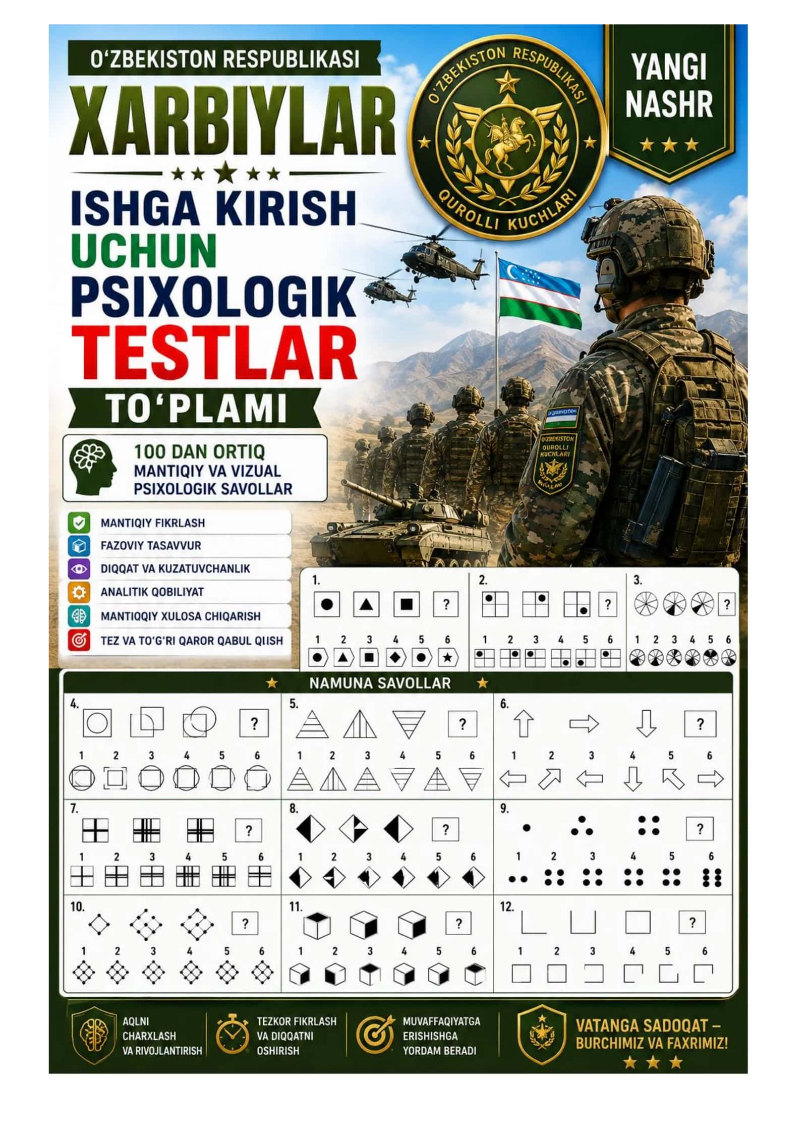 Bojxona IQ test savollar javoblari bilan tayyor katta hajm 2