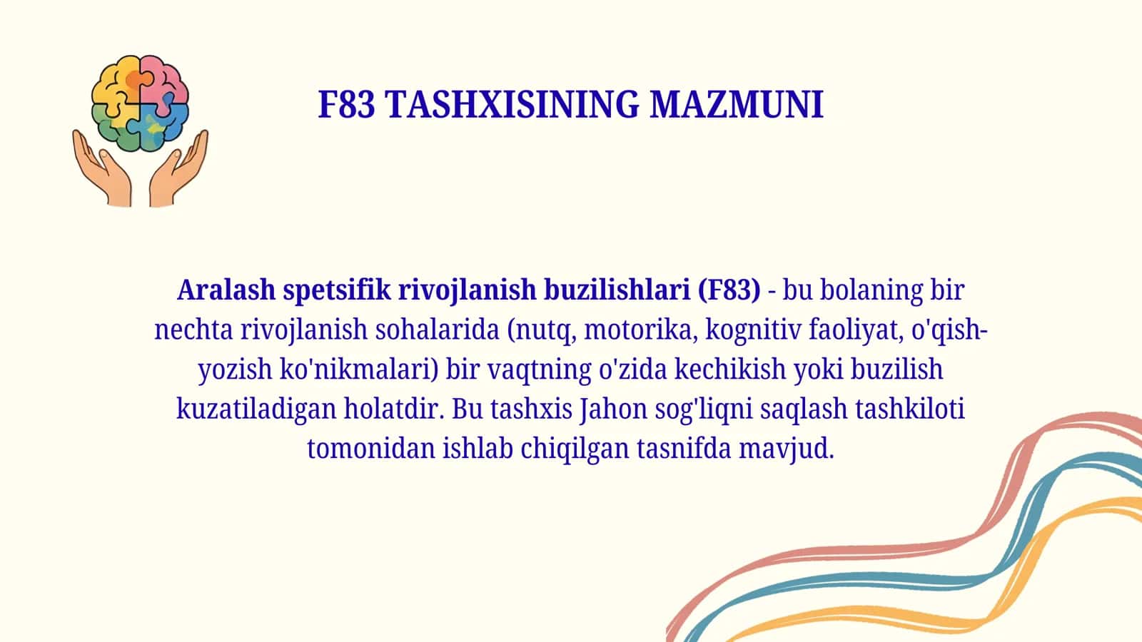 Inklyuziv ta'limda aralash spesifik rivojlanish buzilishlari (F83) tashxisli bolalar bilan samarali korekksion-pedagogik ishlar 2