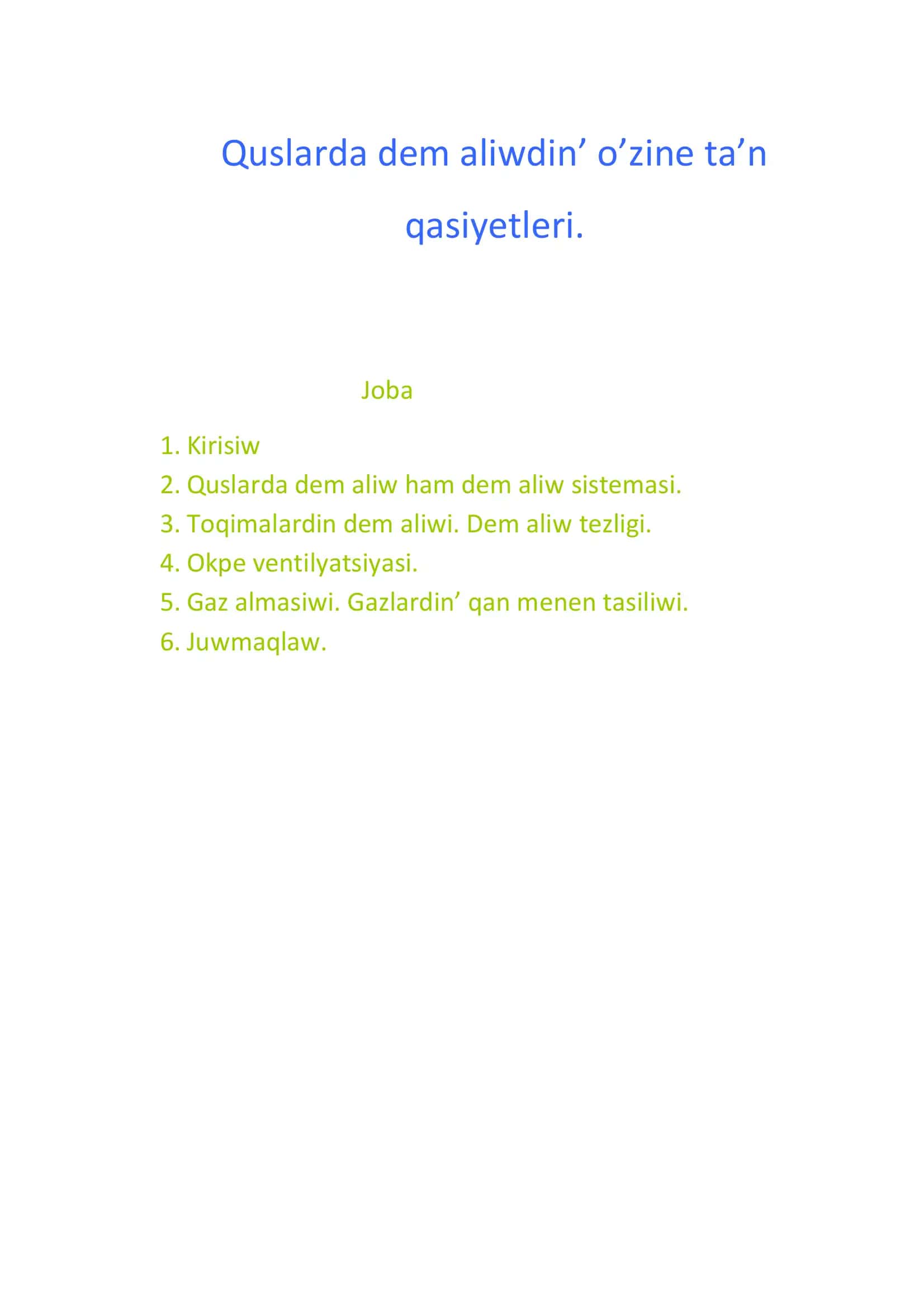 Haywanlar fiziologiyasi paninen 2