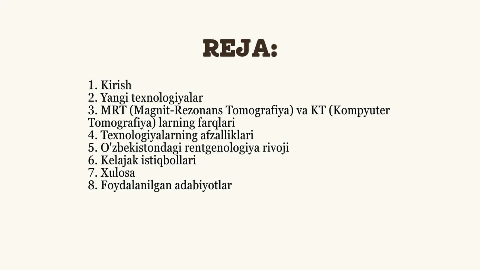 RENTGENO ANATOMIYADA YANGI TEXNOLOGIYALAR 2