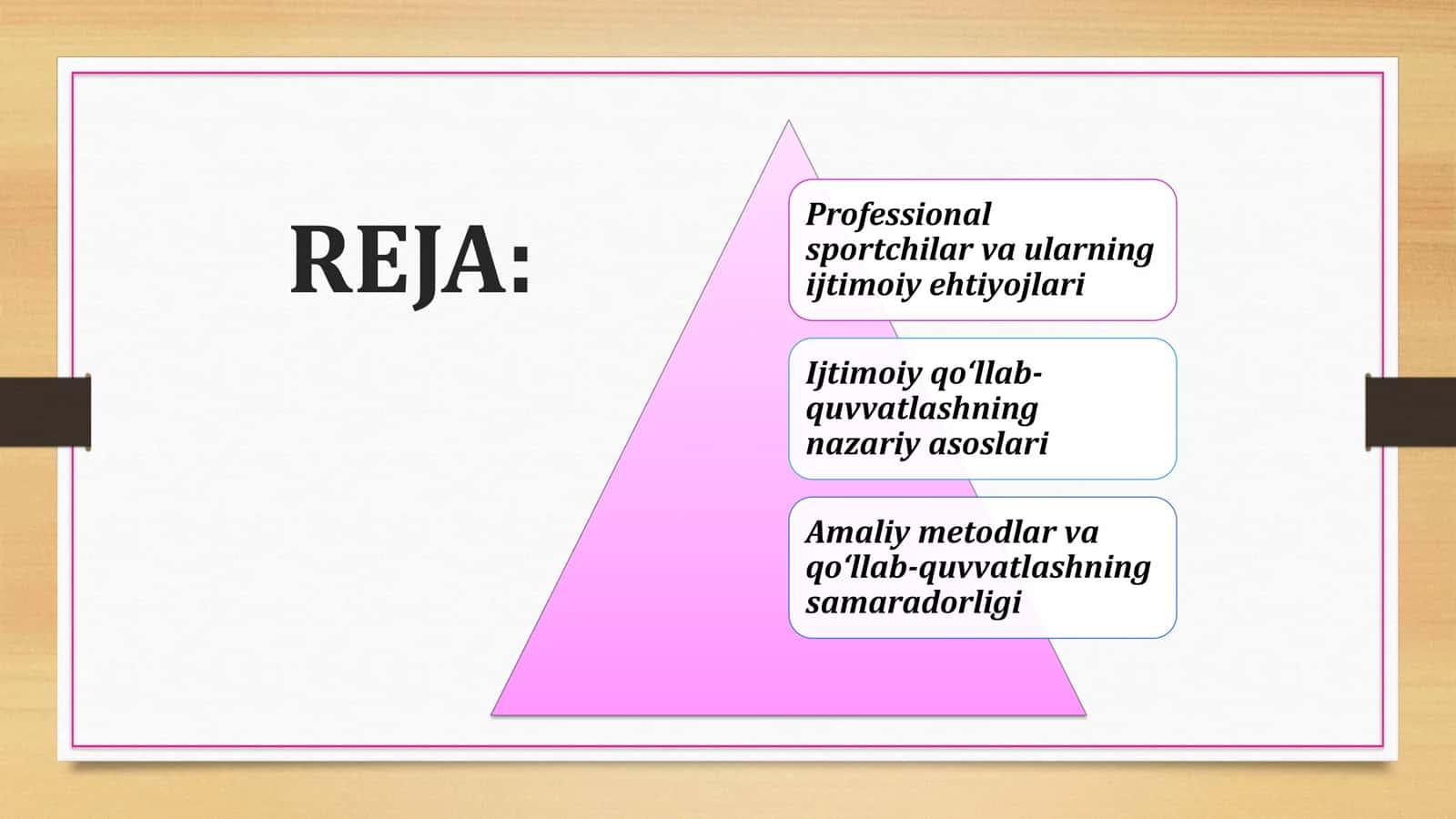 PROFESSIONAL SPORTCHILARNI IJTIMOIY QO‘LLAB QUVVATLASH FAOLIYATI 2