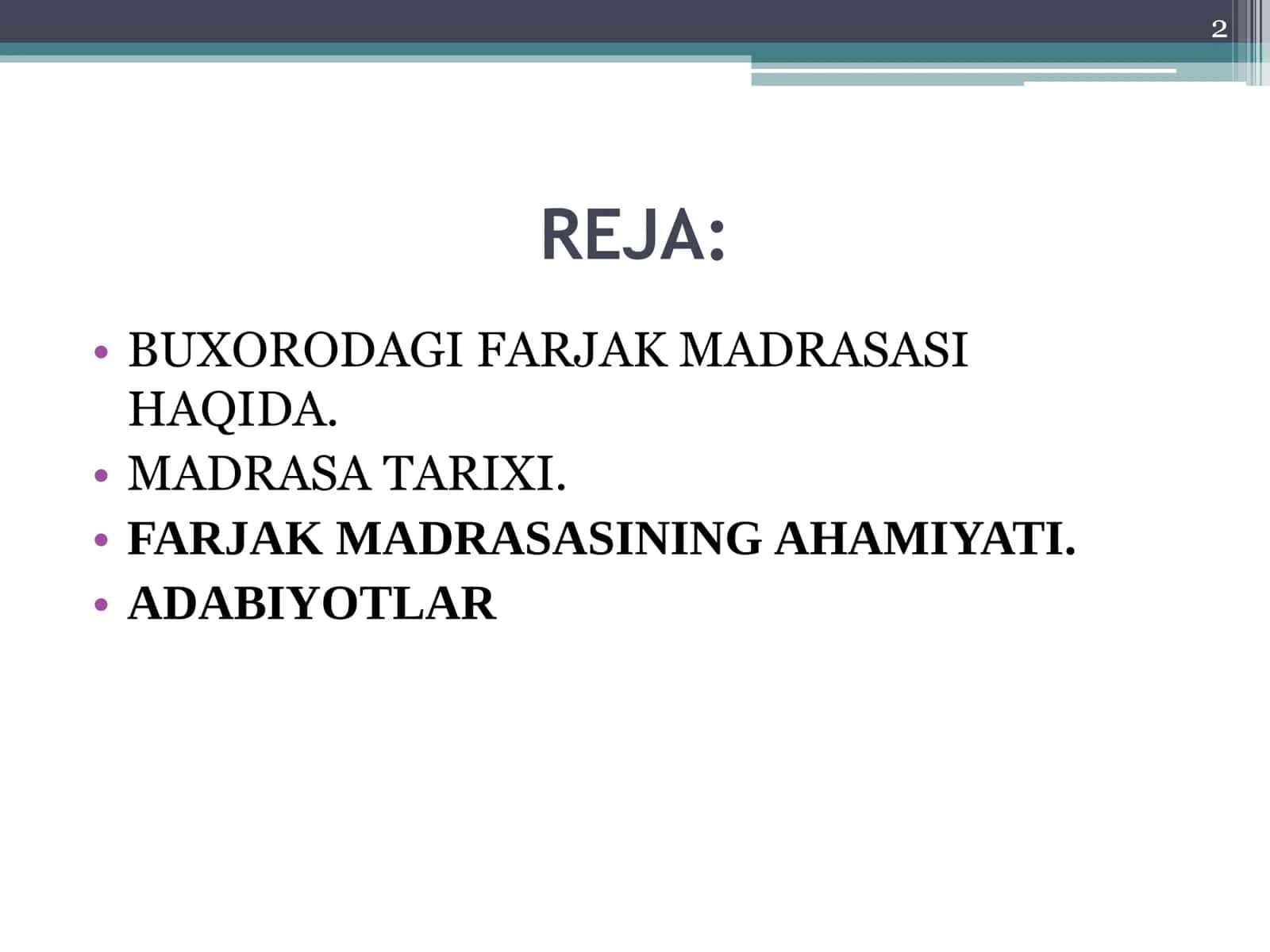 FARJAK MADRASASI 2