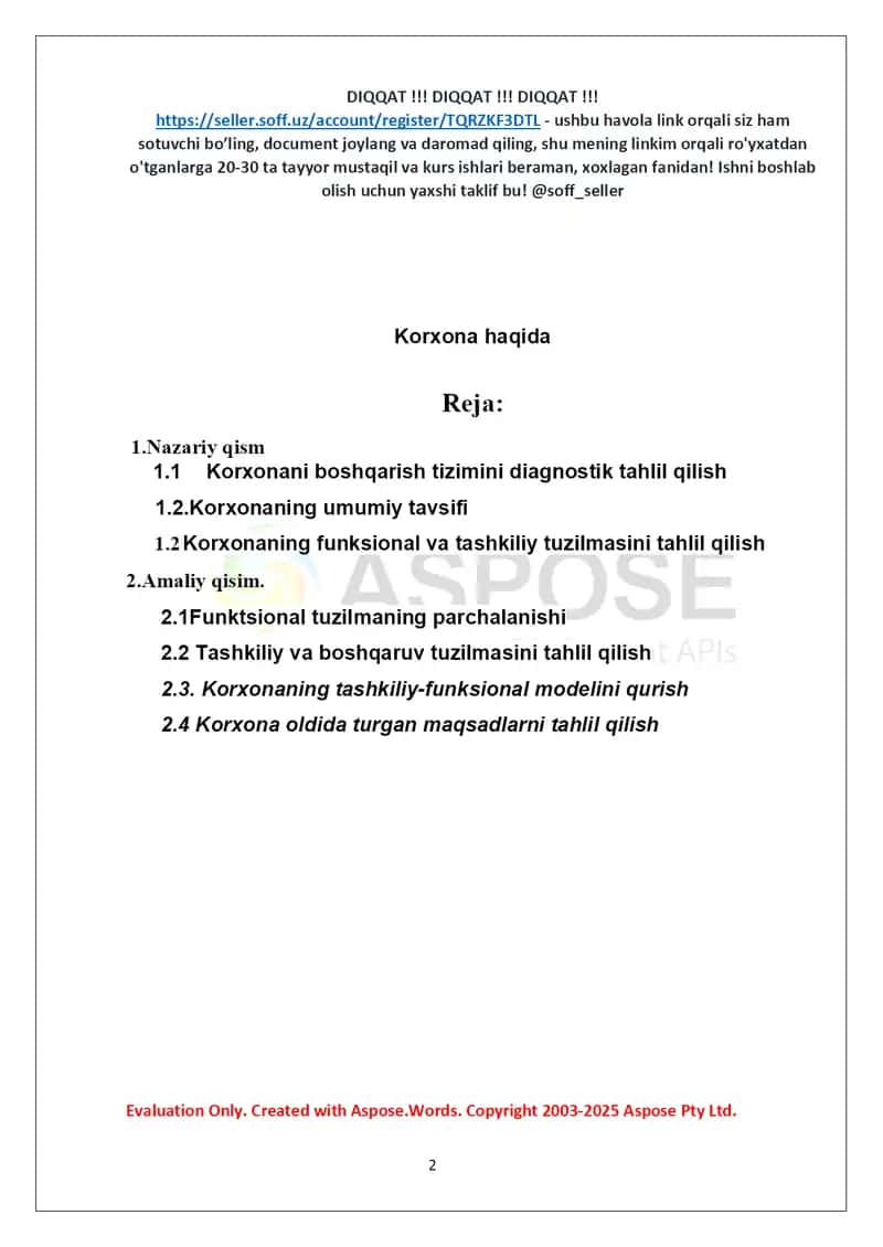 Tibbiy sug‘urta masalalari bo‘yicha maslahat xizmatlarini hisobga olish tizimini joriy etish bo‘yicha diplom ishi 2