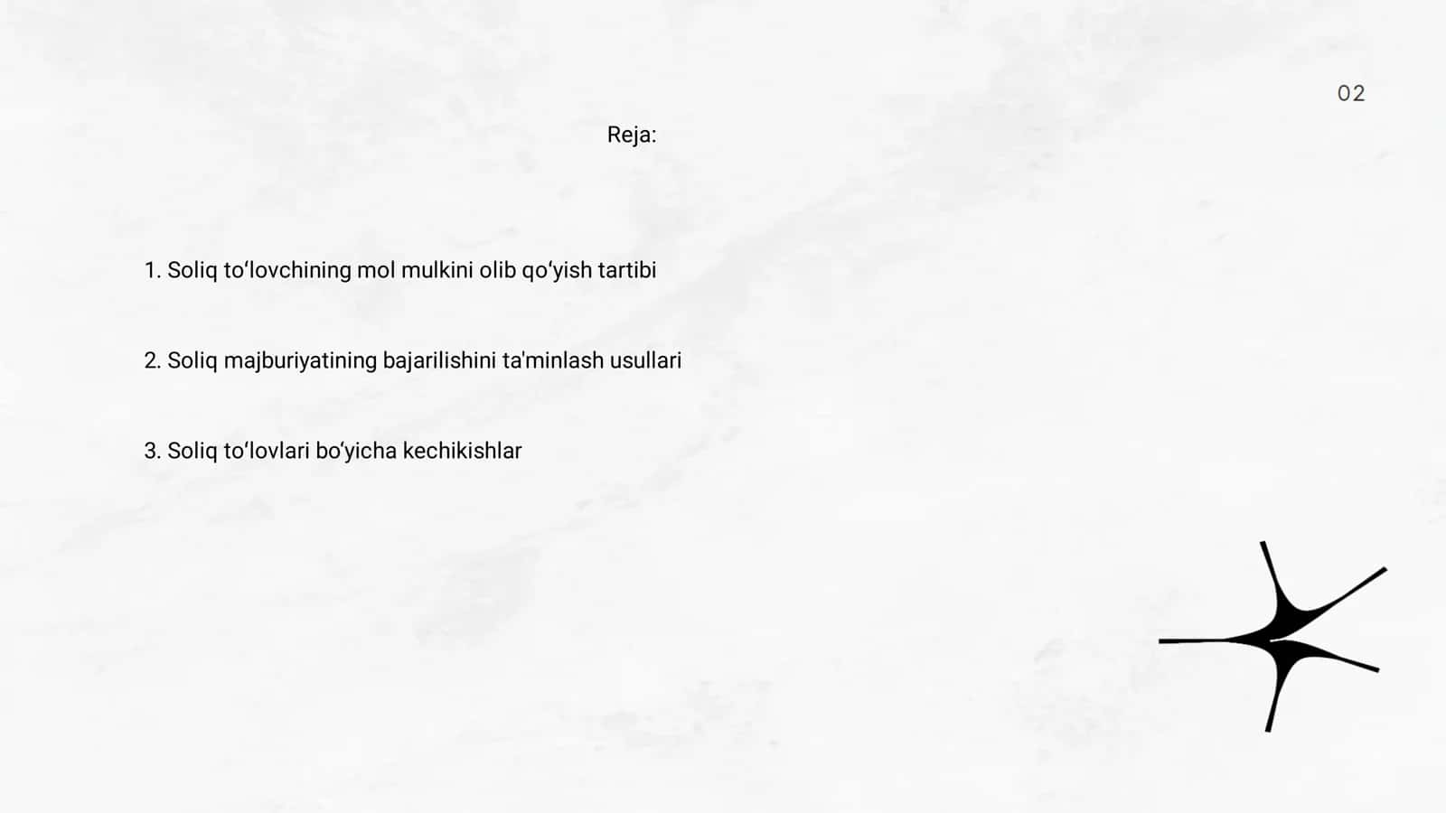 Soliq toʻlovchining mol mulkini olib qoʻyish, soliq majburiyatining bajarilishini taminlash usuli 2