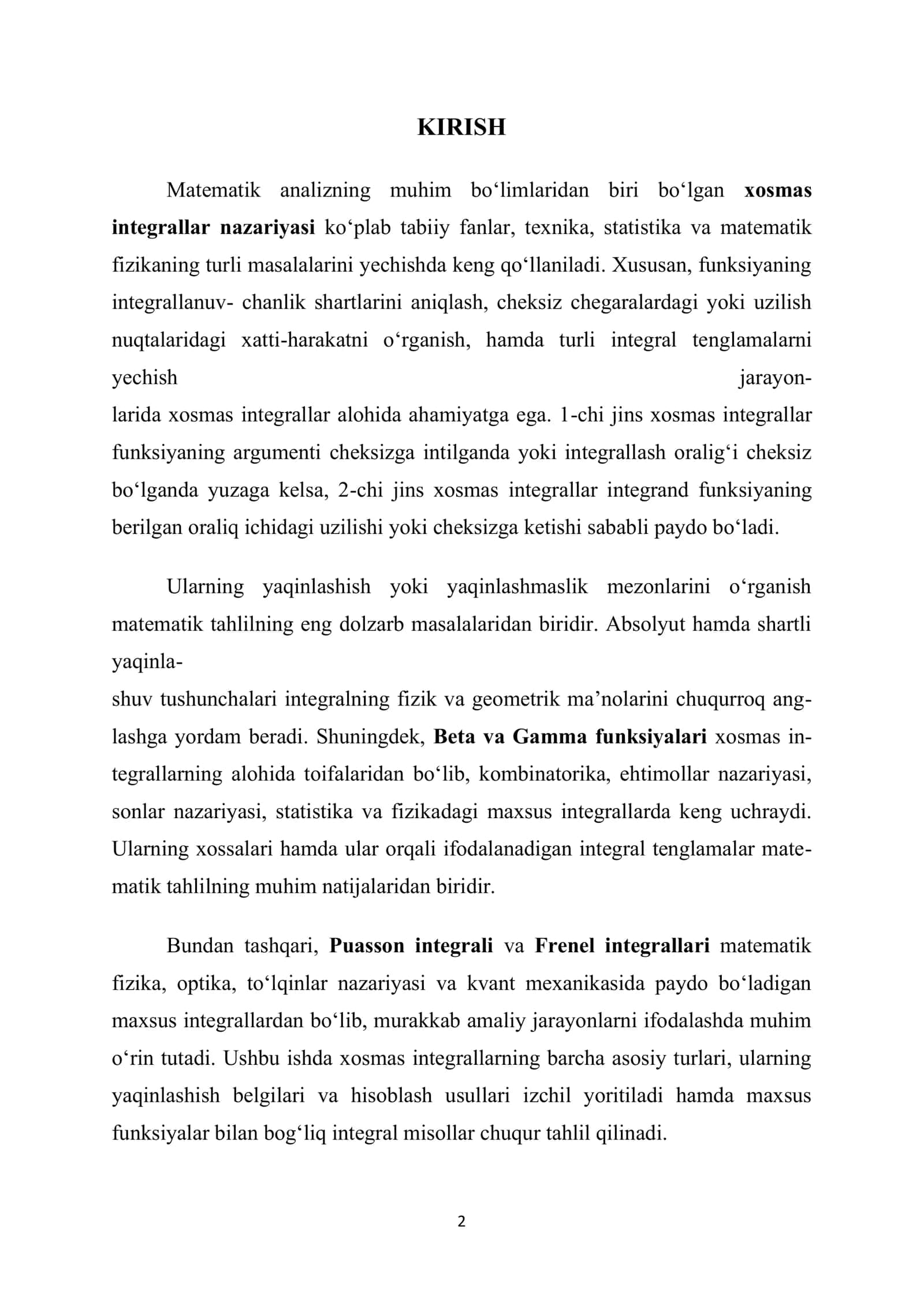 Mavzu. Frenel ∫ 2