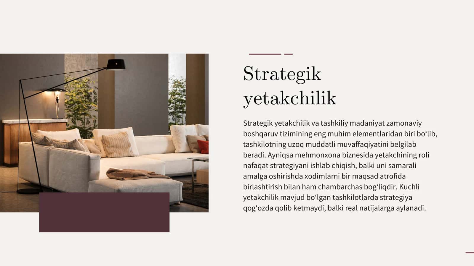 Strategik yetakchilik va tashkiliy madaniyat 2