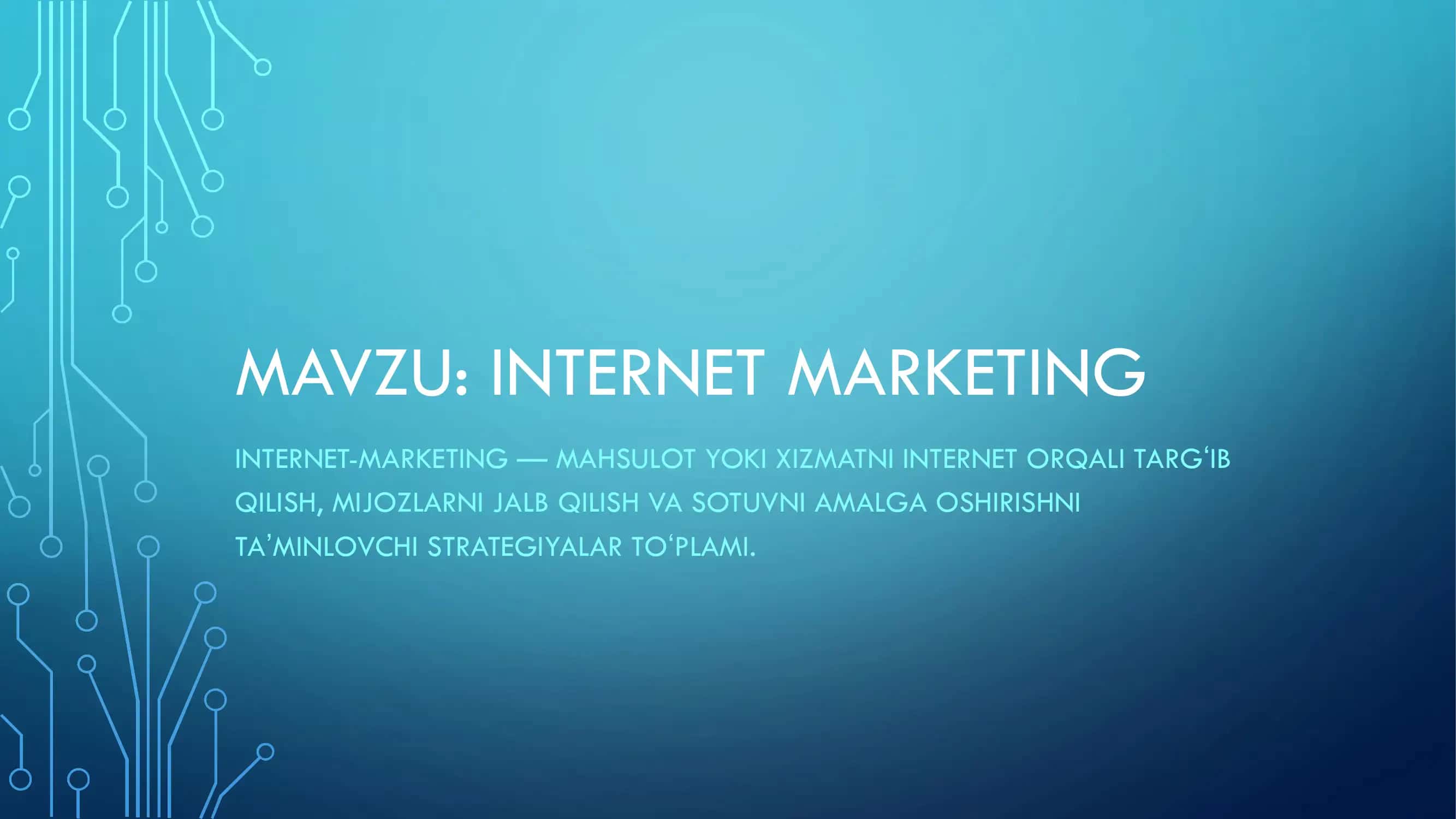 INTERNET MARKETING 2