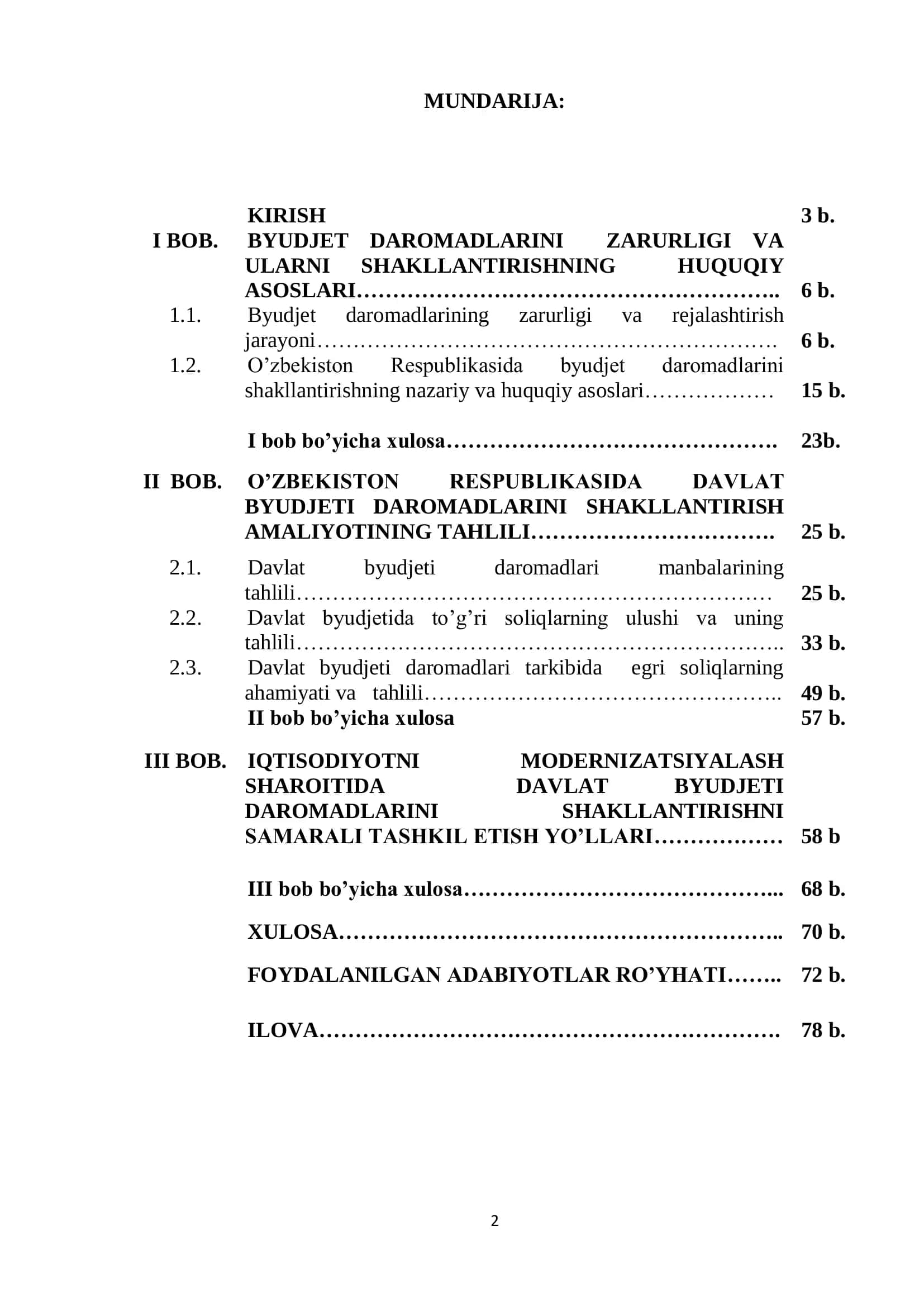 IQTISODIYOTNI MODERNIZATSIYALASH SHAROITIDA DAVLAT BUDJETI DAROMADLARINI SHAKLLANTIRISHNING HOZIRGI DAVR MUAMMOLARI 2