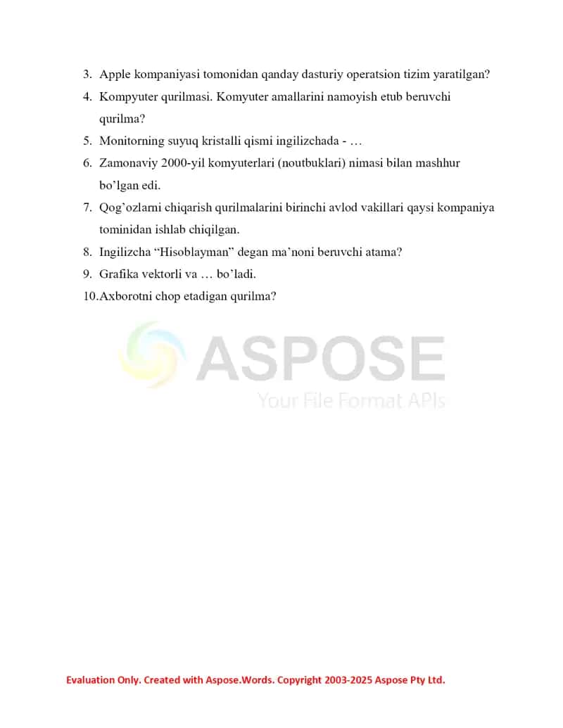 Axborot xavfsizligi krasvord 2