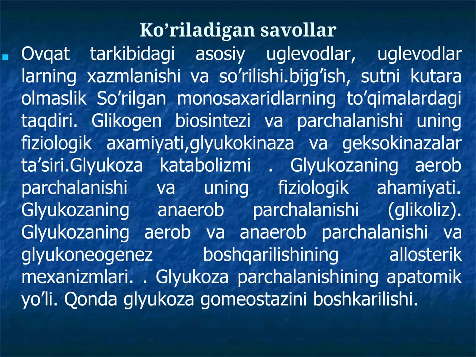 Uglevodlar 2