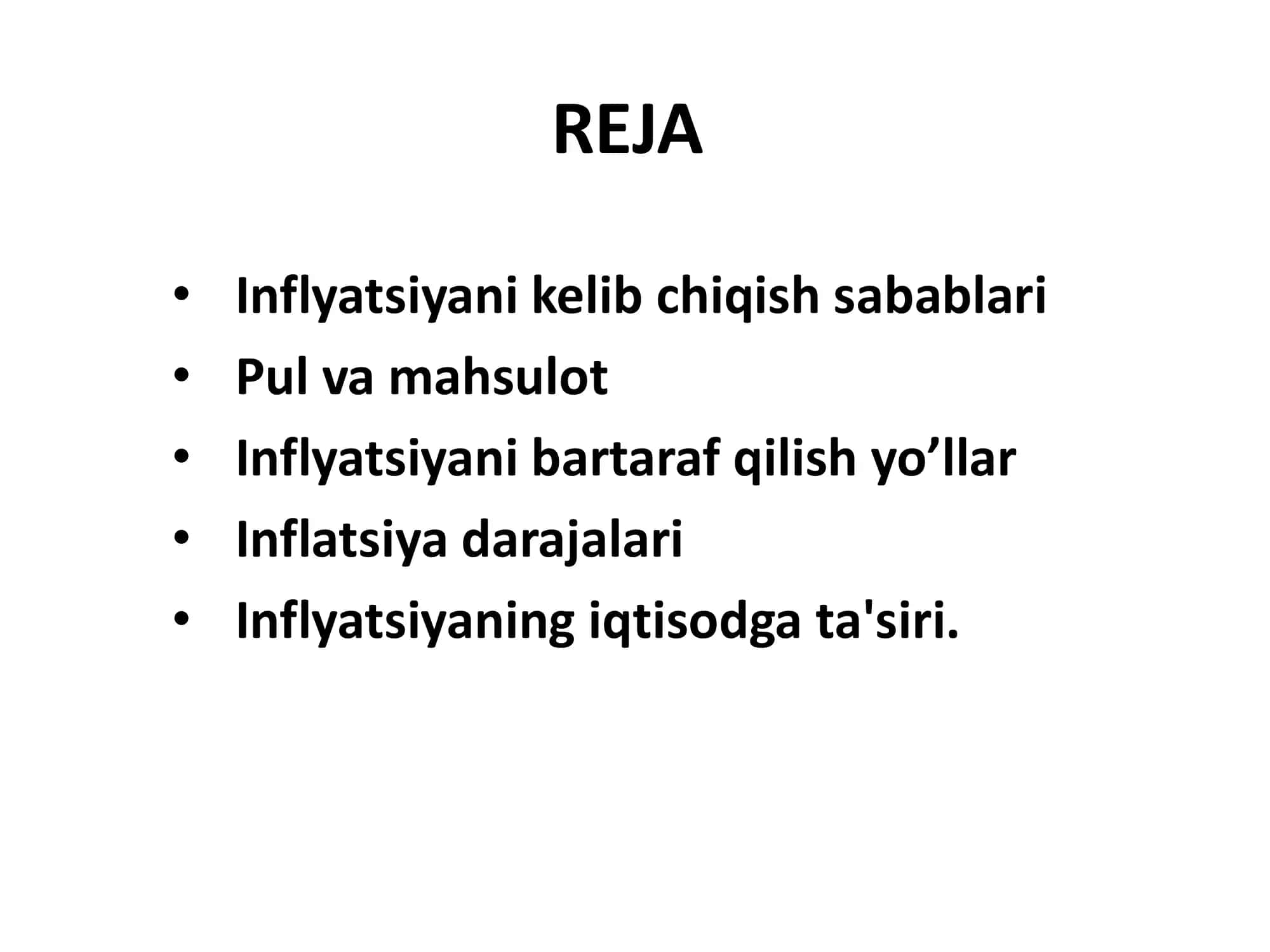 Inflatsiya va uning kelib chiqish sabablari 2