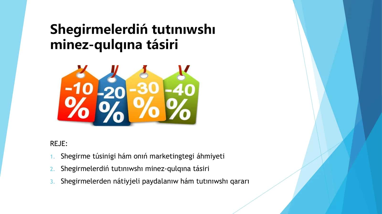 shegirmelerdiń tutınıwshı minez-qulqına tásiri 2