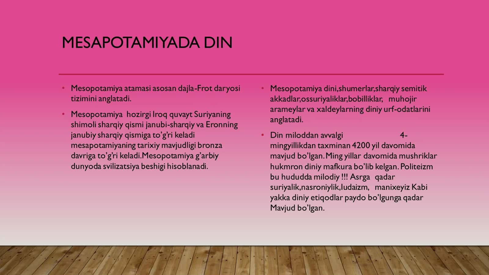 Qadimgi mesapotamiyada din va diniy qarashlar 2