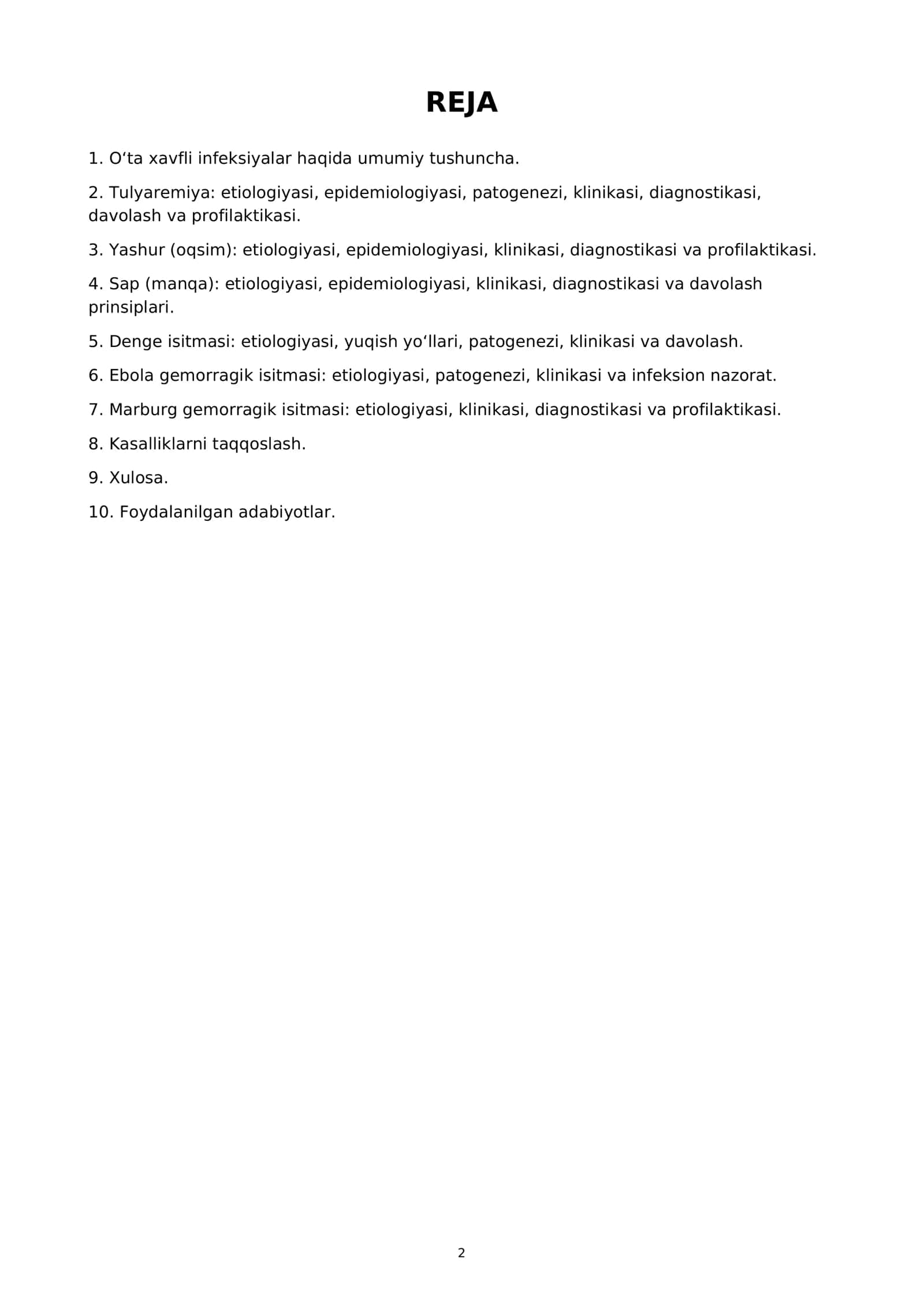 O‘ta xavfli infeksiyalar 2