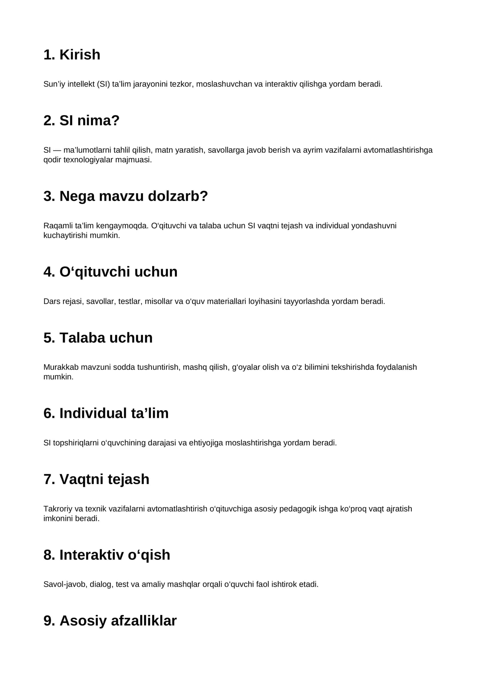Ta’limda sun’iy intellektdan foydalanish 2