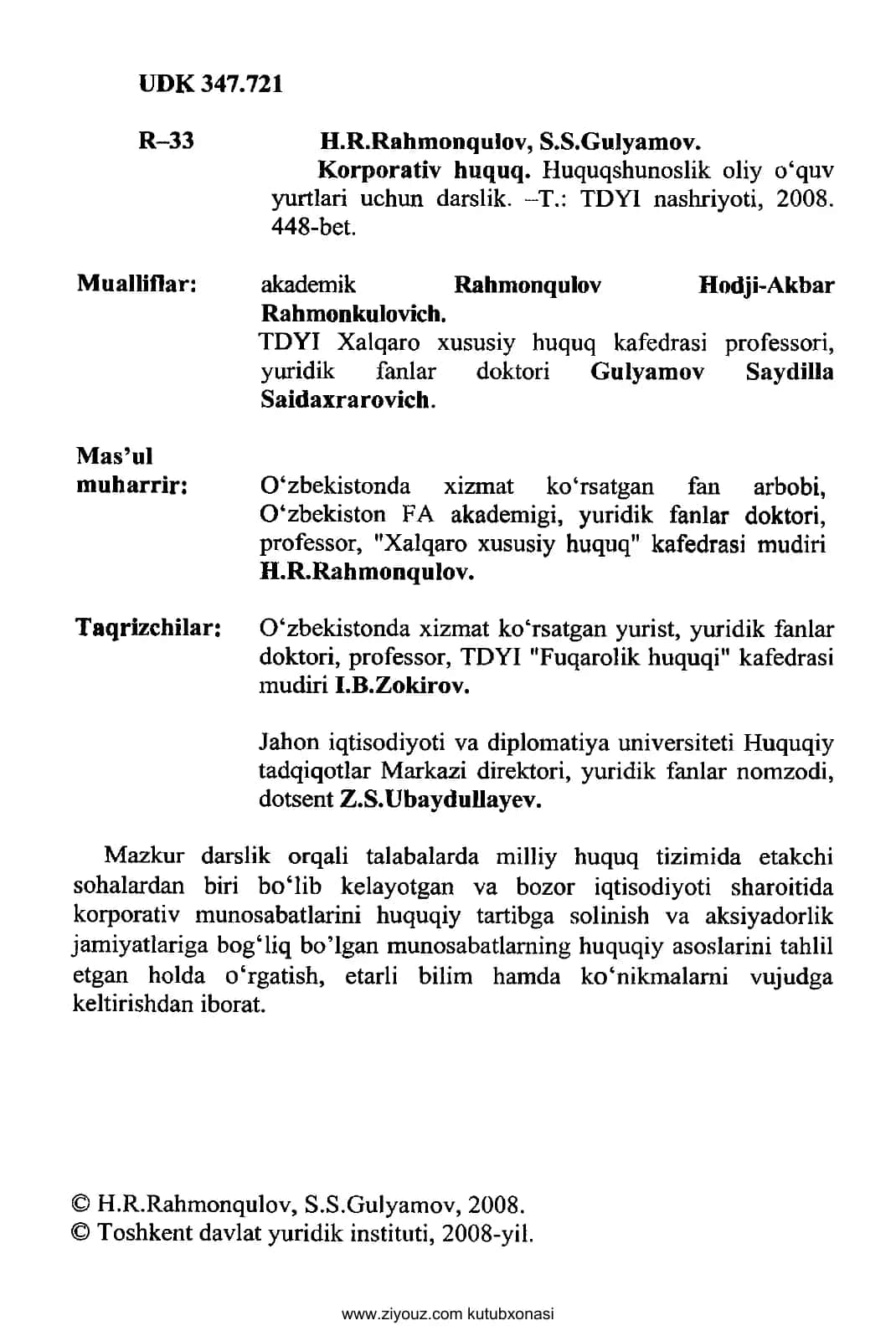 KORPORATIV HUQUQ 2
