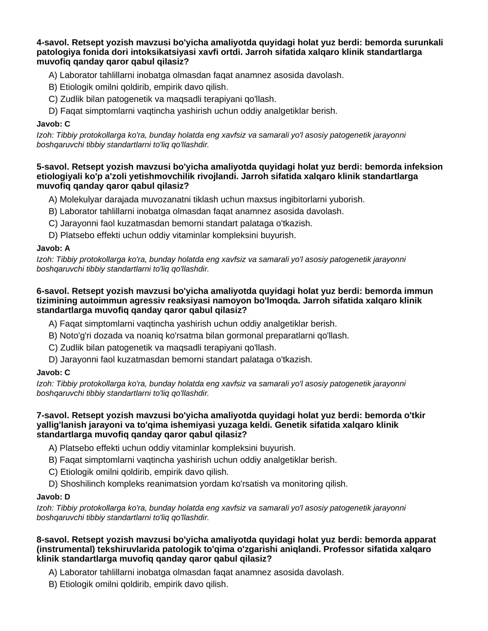 RETSEPT YOZISH - 2-QISM 2