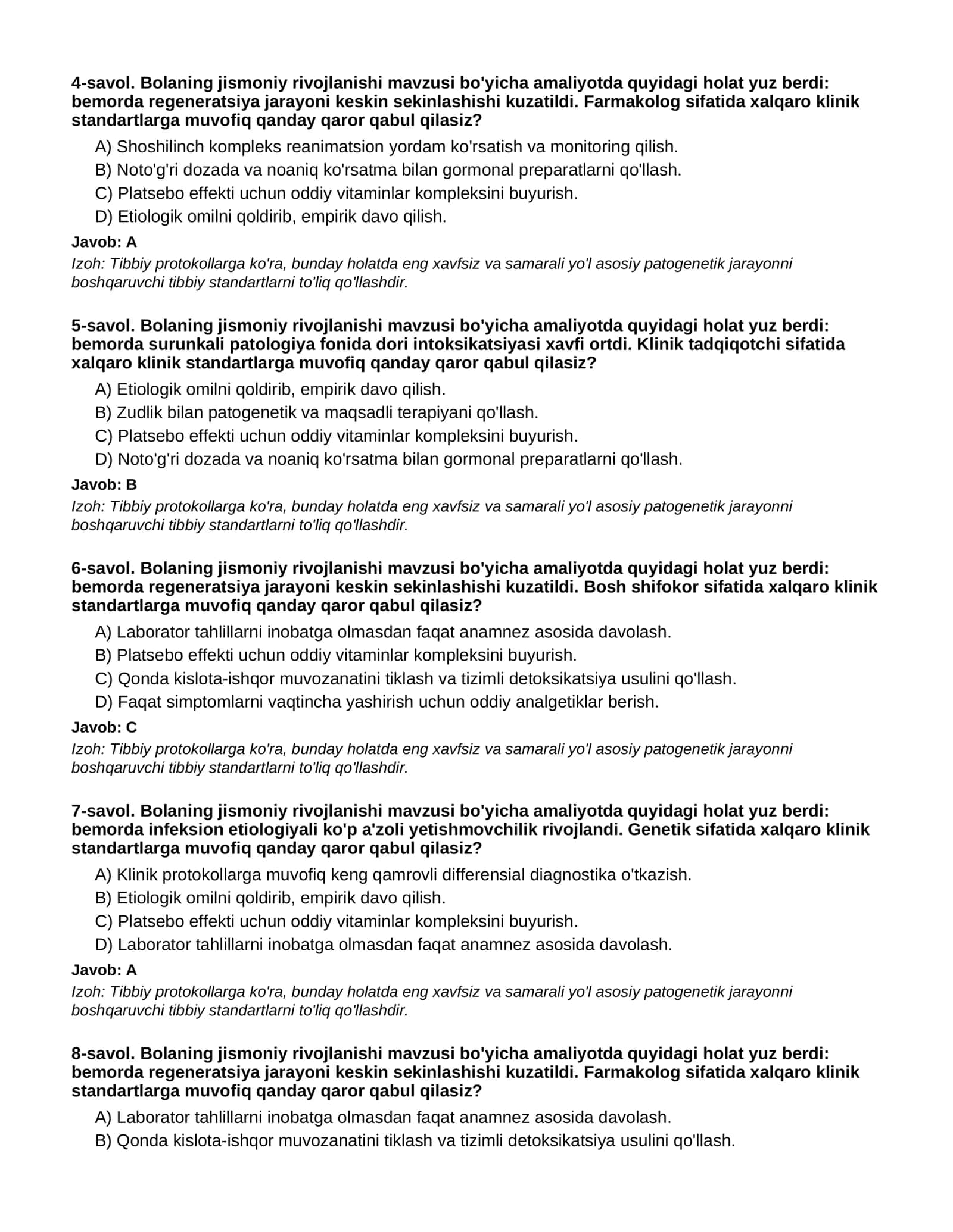 Bolaning jismoniy rivojlanishi - 3-QISM 2