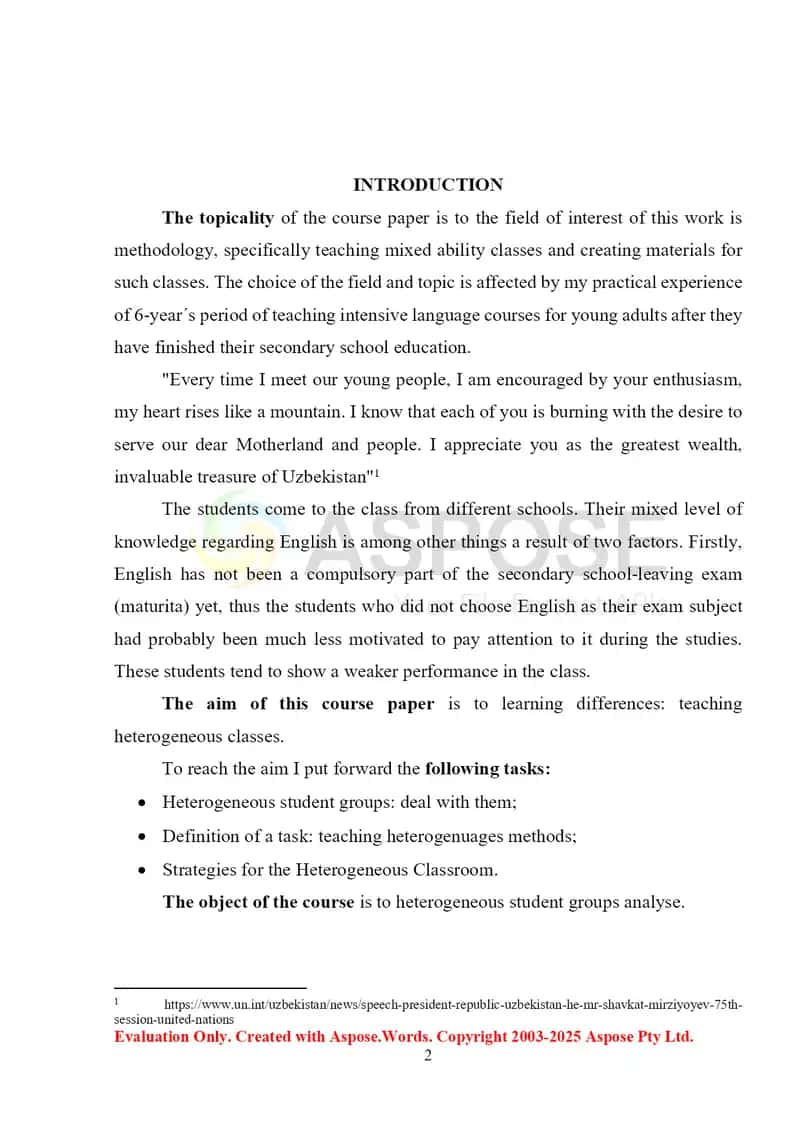 Learner Differences and Teaching Heterogeneous Classes 2